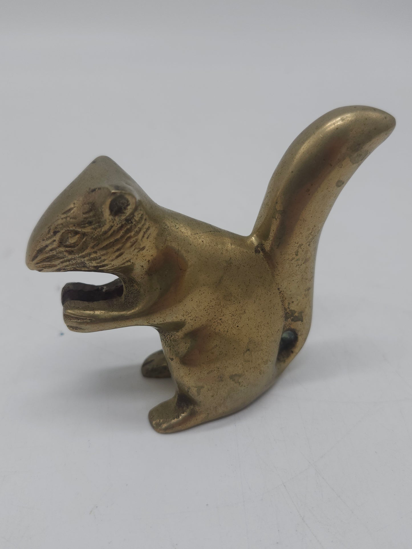 *Brass* Squirrel Mini Match Holder / Striker Figurine