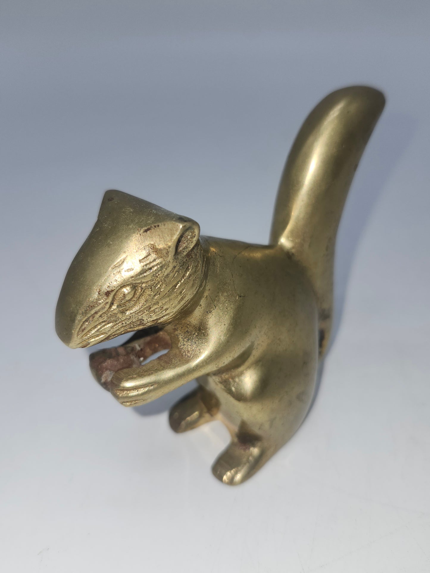 *Brass* Squirrel Mini Match Holder / Striker Figurine