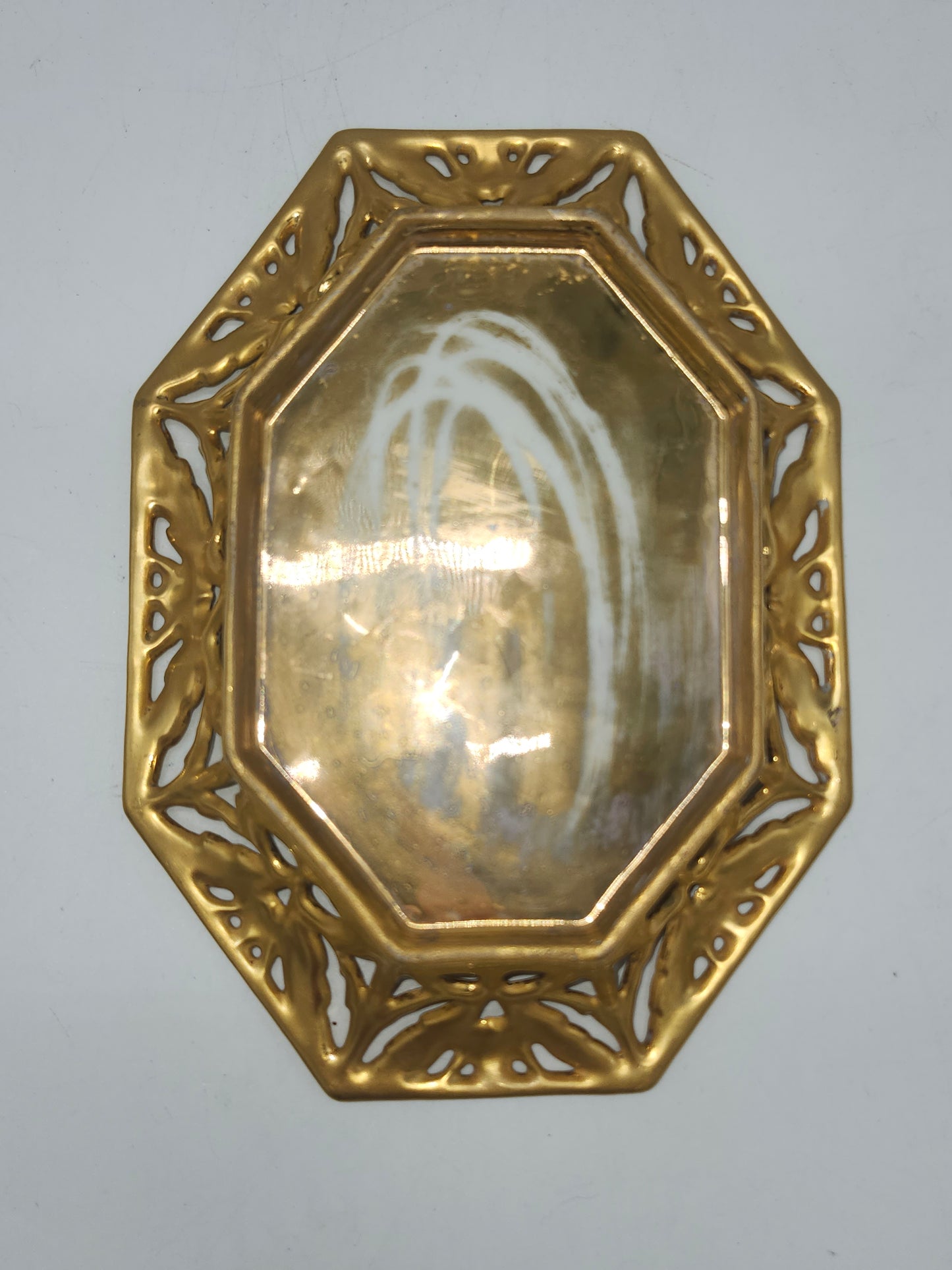 *Gilded* Ceramic Trinket / Jewelry Dish