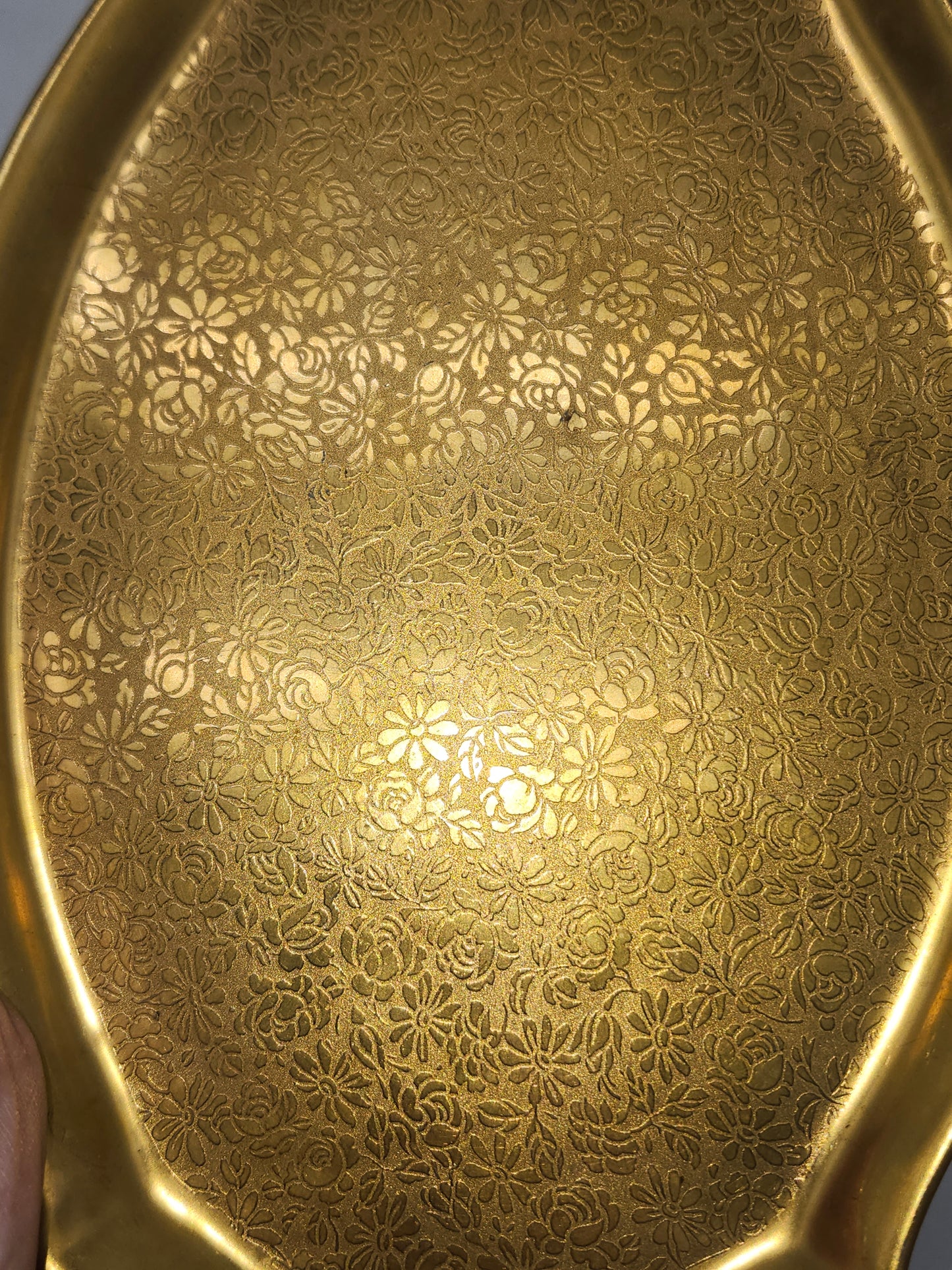 *Gilded* Ceramic Trinket / Jewelry Tray by Pickard