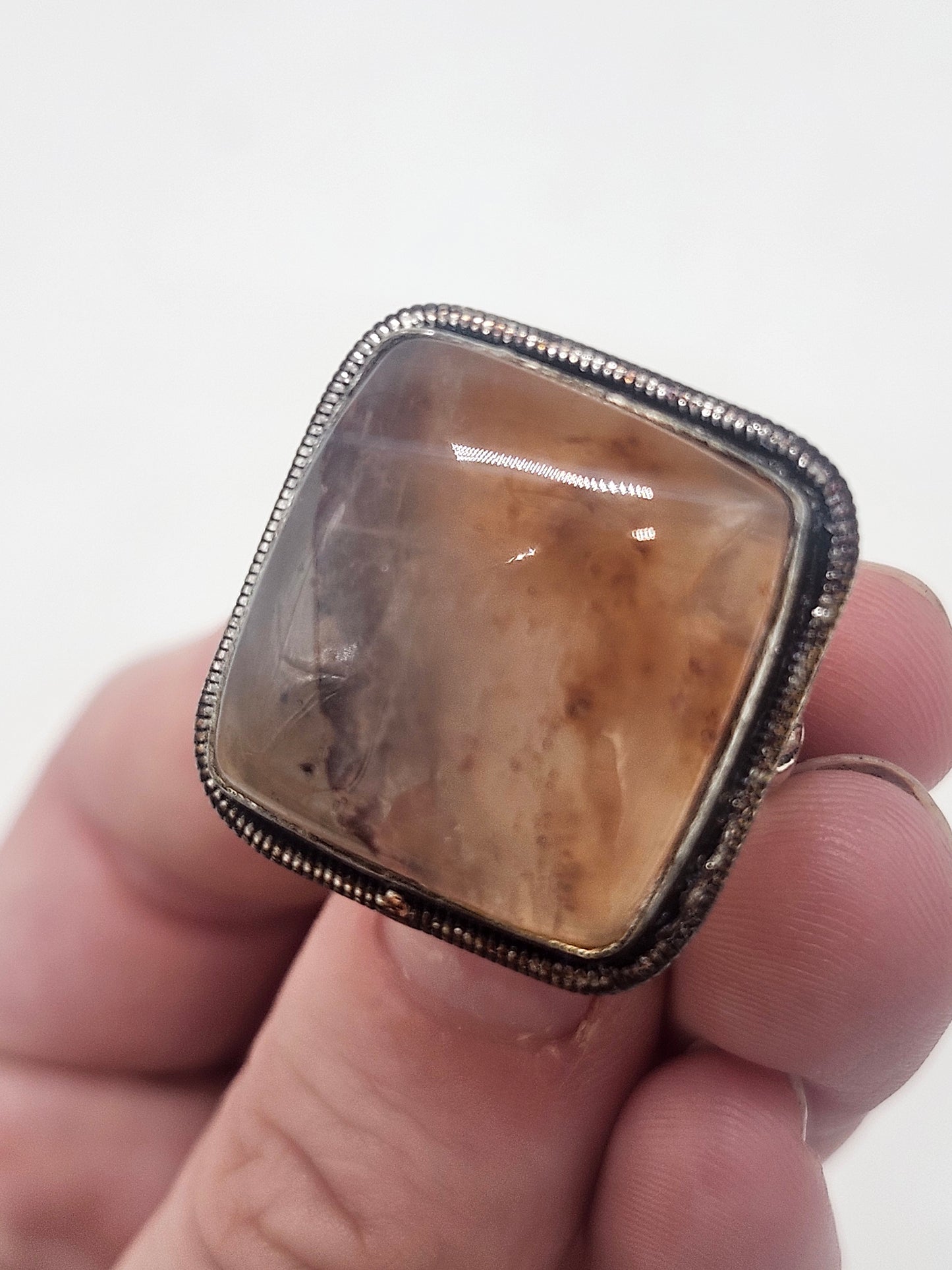 *925* Sterling & Gemstone Ring Size 8