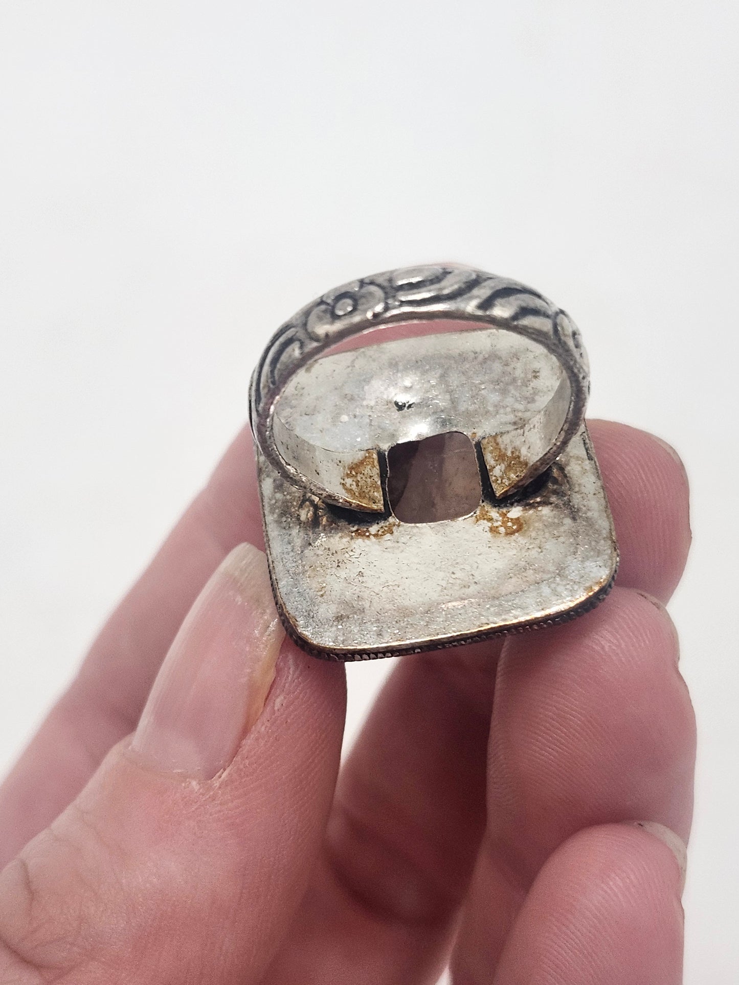 *925* Sterling & Gemstone Ring Size 8