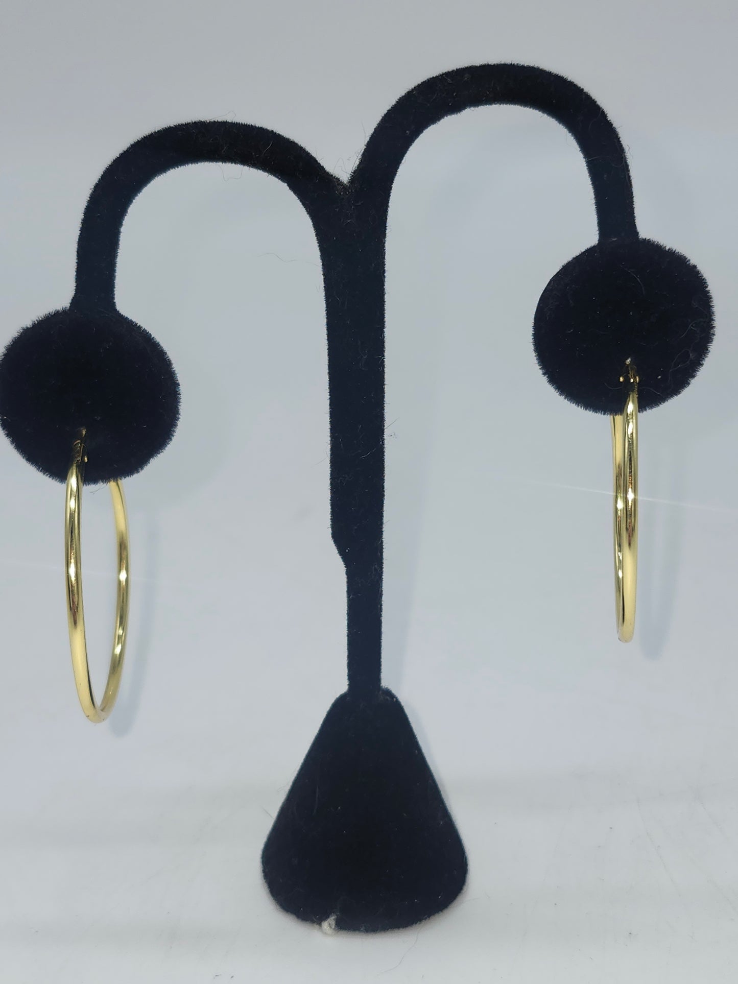*925* Vermeil Large Hoop Earrings