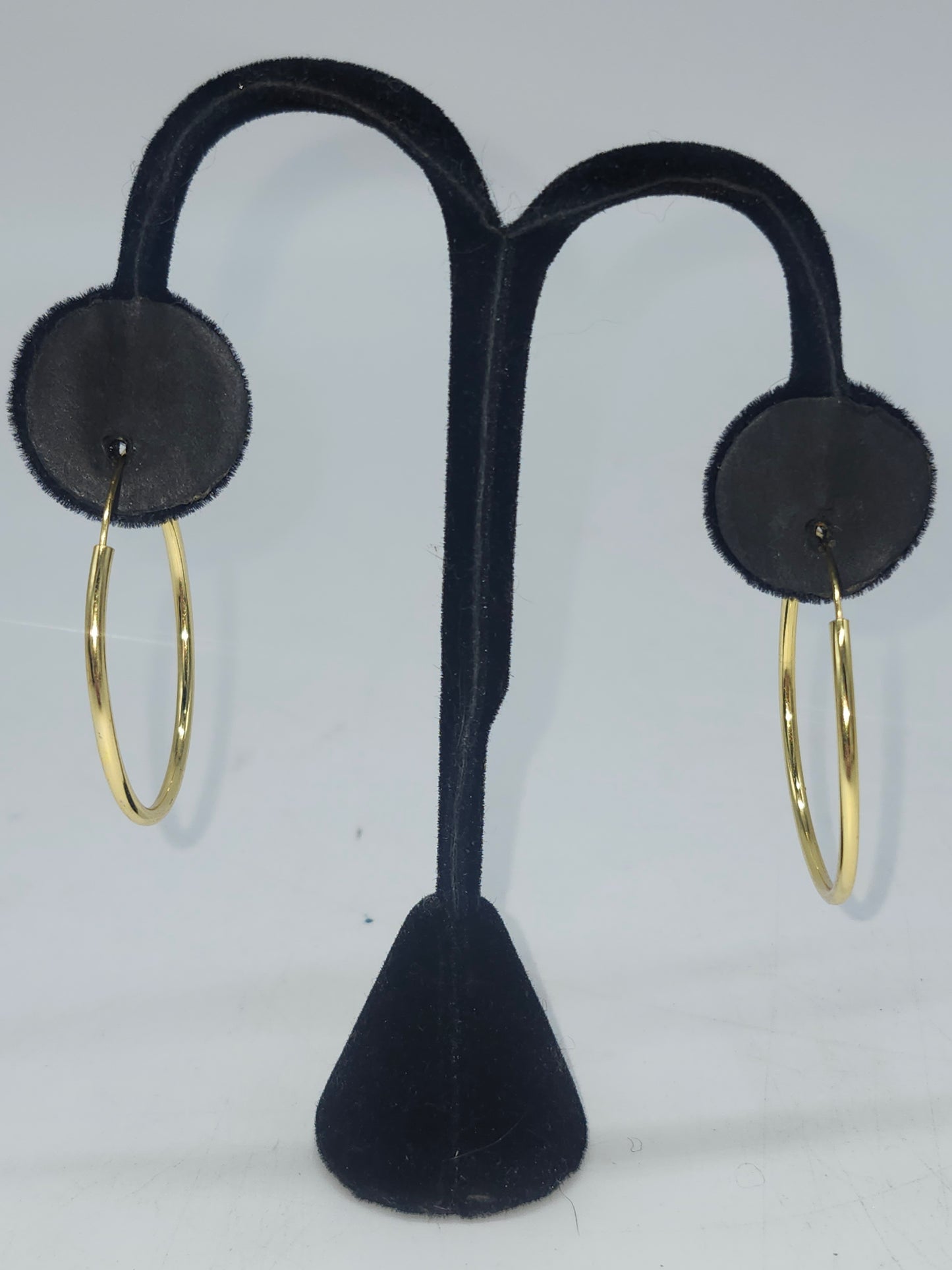 *925* Vermeil Large Hoop Earrings