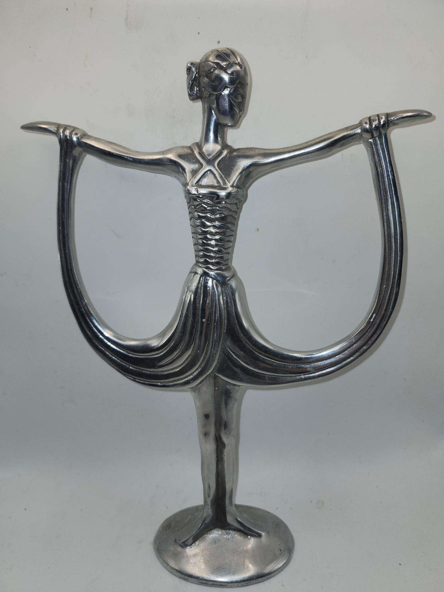 *Art Deco* Pewter Ballerina Sculpture