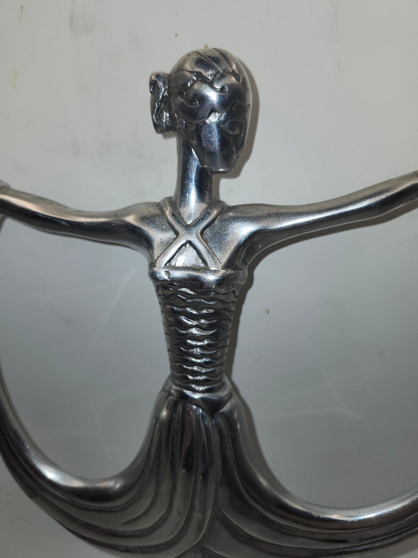 *Art Deco* Pewter Ballerina Sculpture