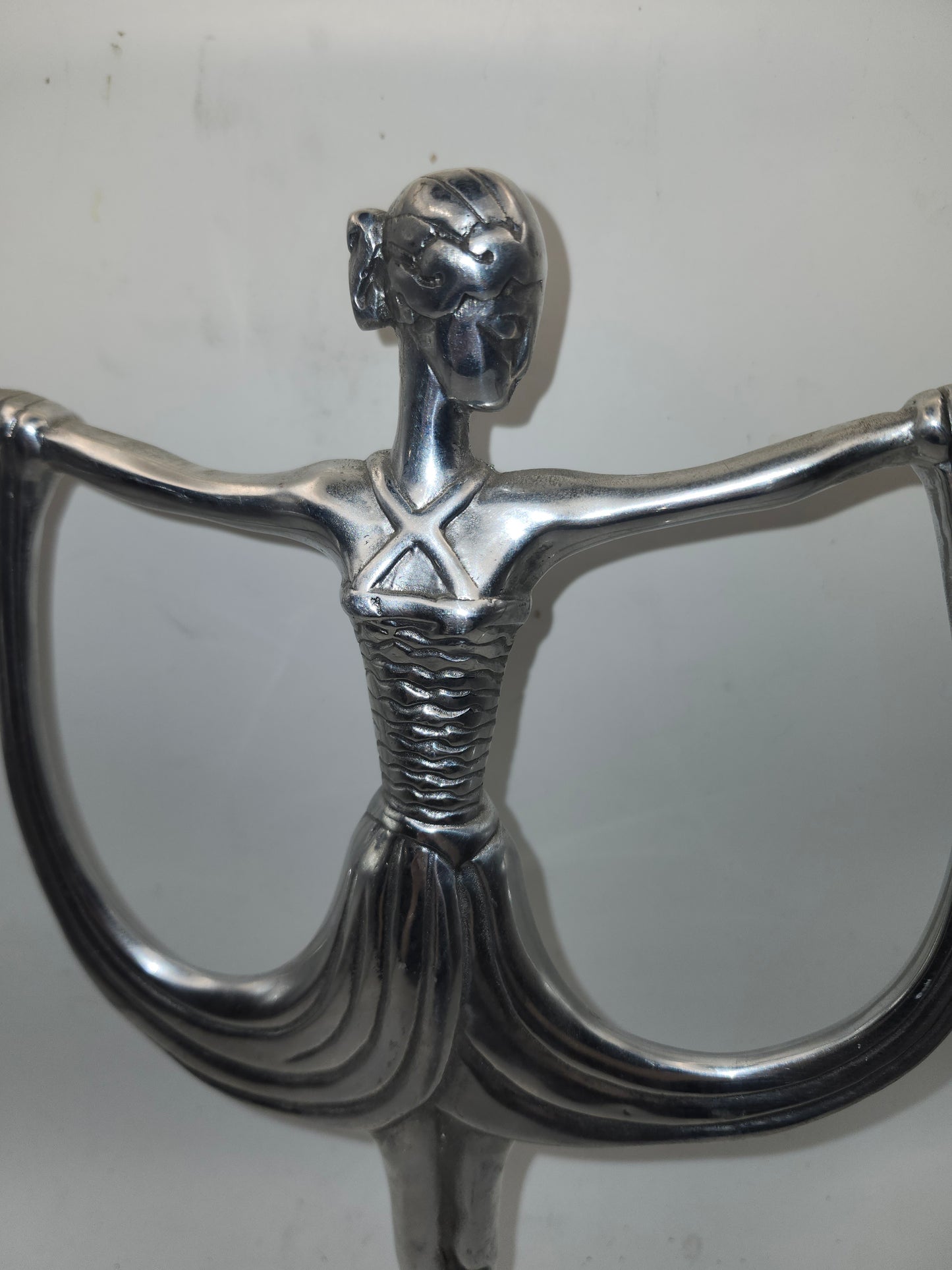 *Art Deco* Pewter Ballerina Sculpture