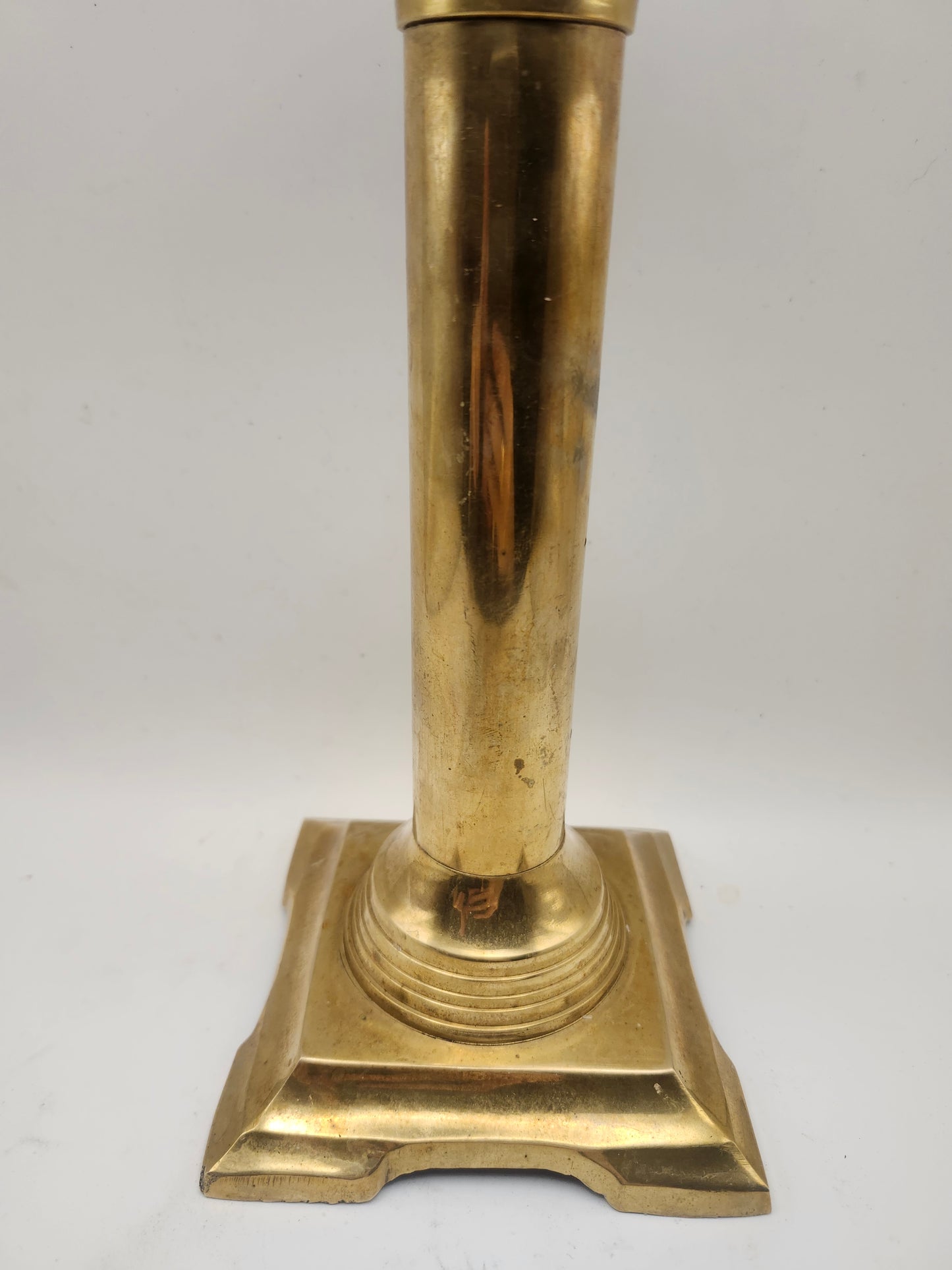 *Brass* Solid Column Style Candle Holder