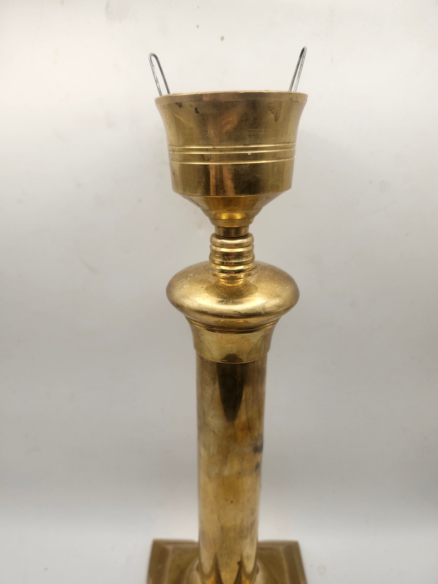 *Brass* Solid Column Style Candle Holder