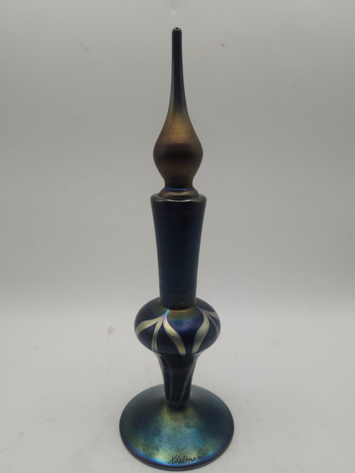 *Signed Stuart Abelman* Art Glass Perfume Vial Circa 1980