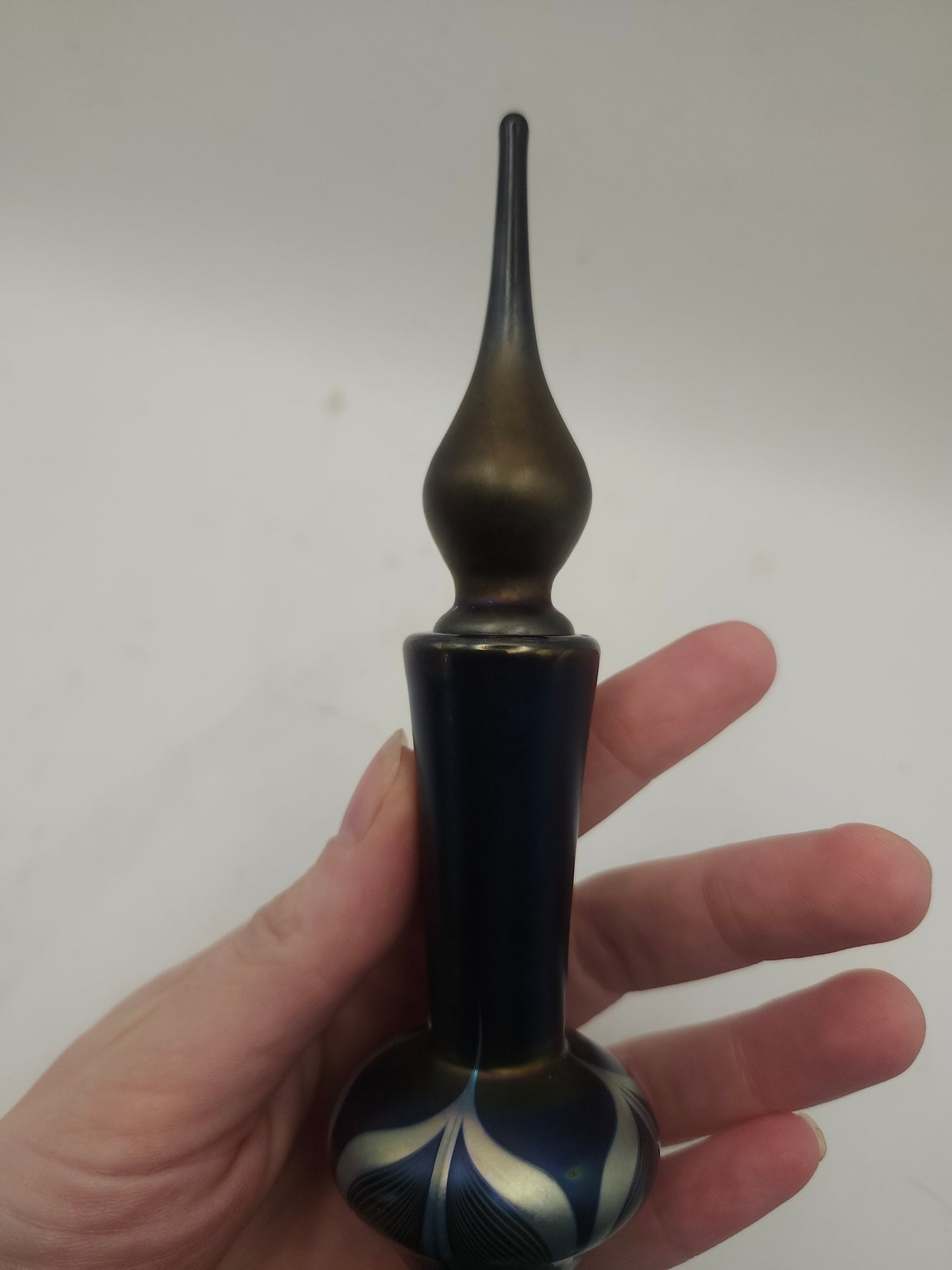 *Signed Stuart Abelman* Art Glass Perfume Vial Circa 1980