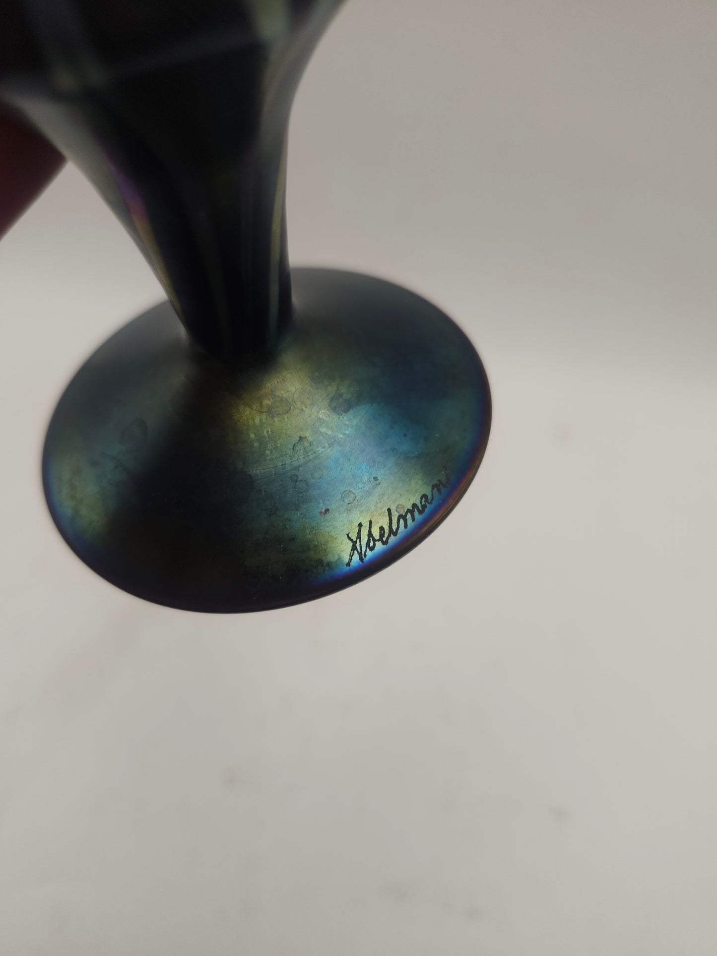 *Signed Stuart Abelman* Art Glass Perfume Vial Circa 1980
