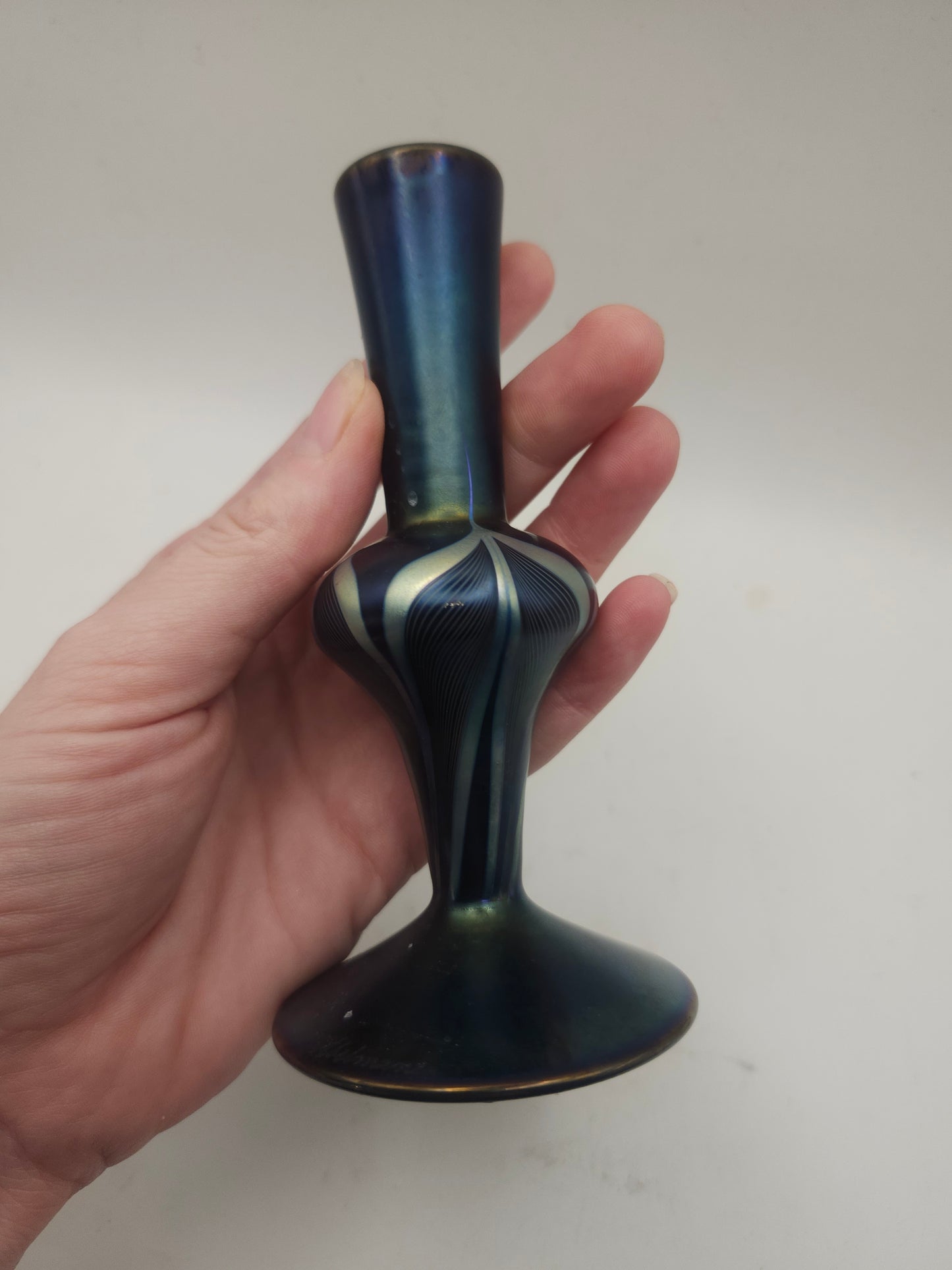 *Signed Stuart Abelman* Art Glass Perfume Vial Circa 1980