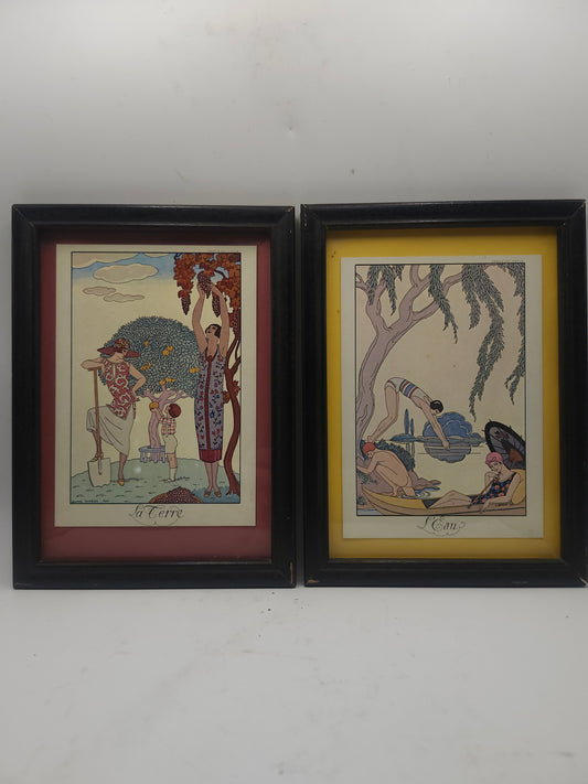 *Art Deco* Framed Print Set