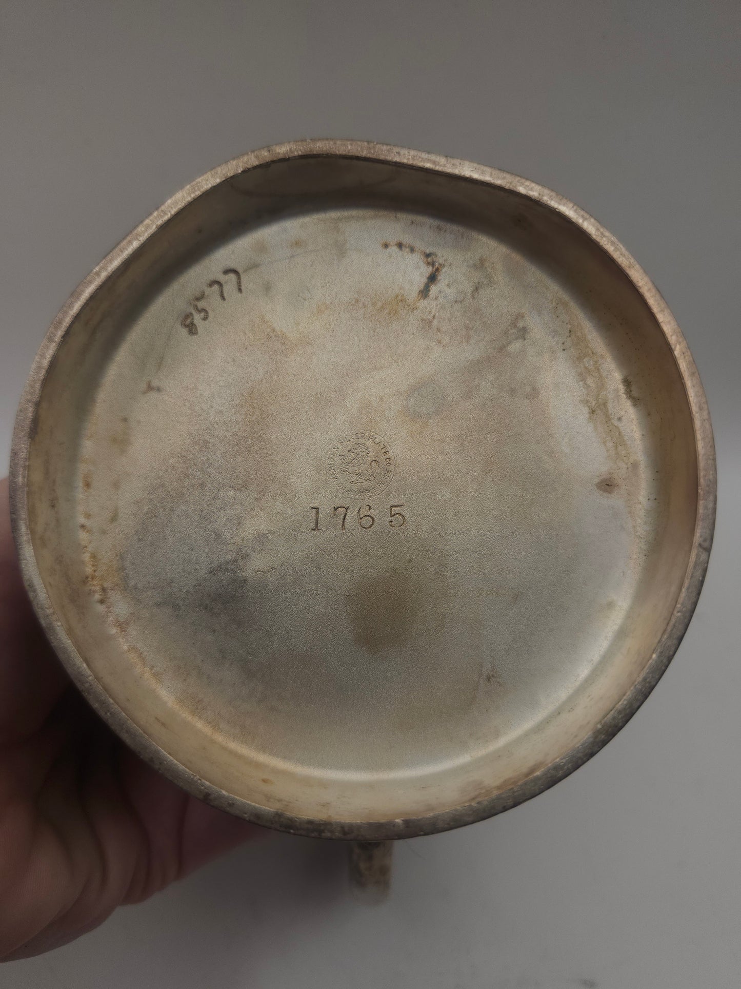 *Victorian-Era* Silverplated Pitcher w/ 1893 Monogram