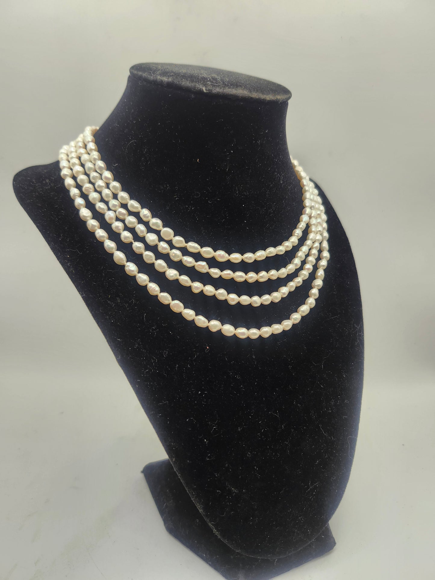 **XXL Freshwater Pearl Long Strand Necklace