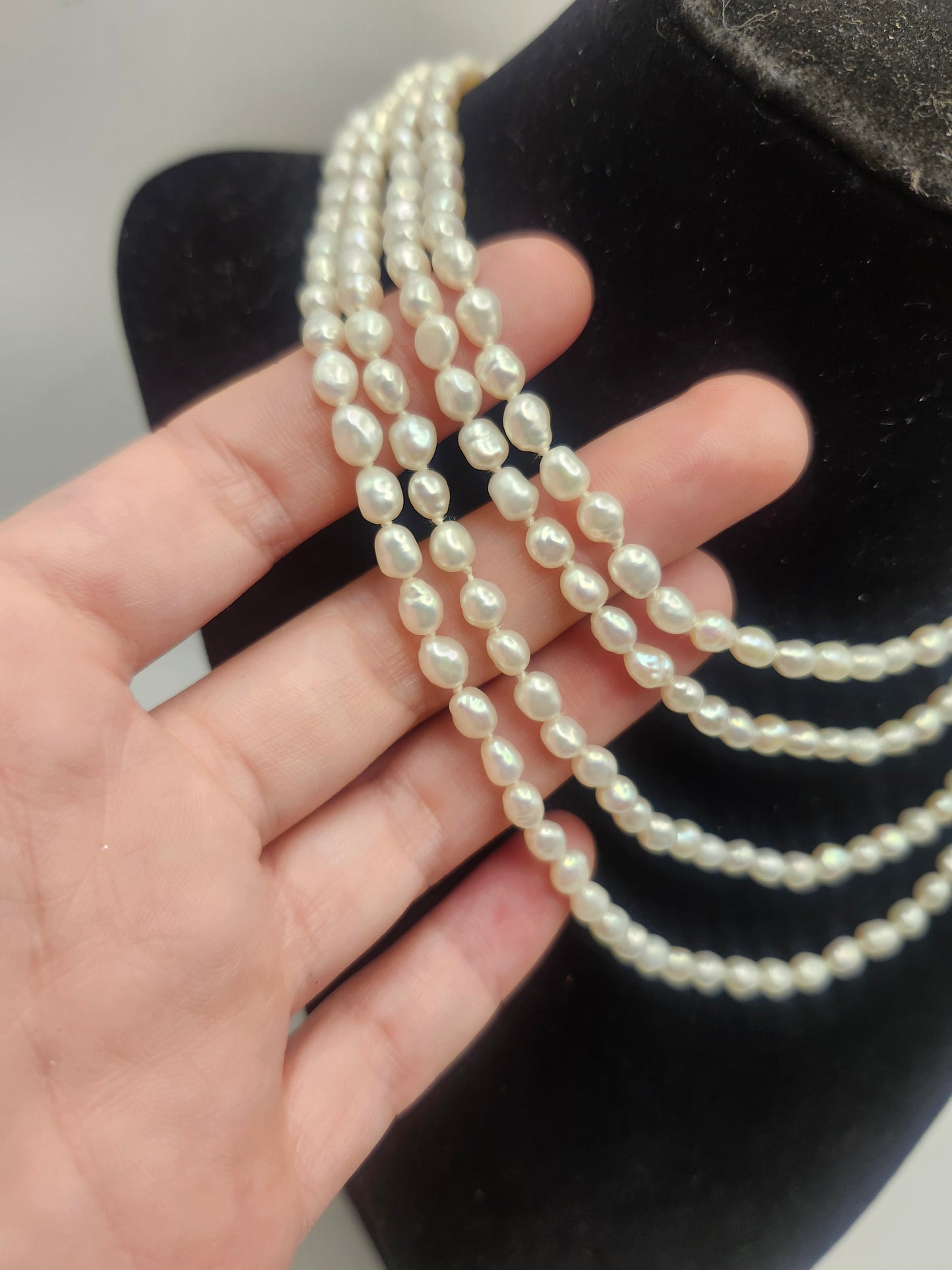 **XXL Freshwater Pearl Long Strand Necklace