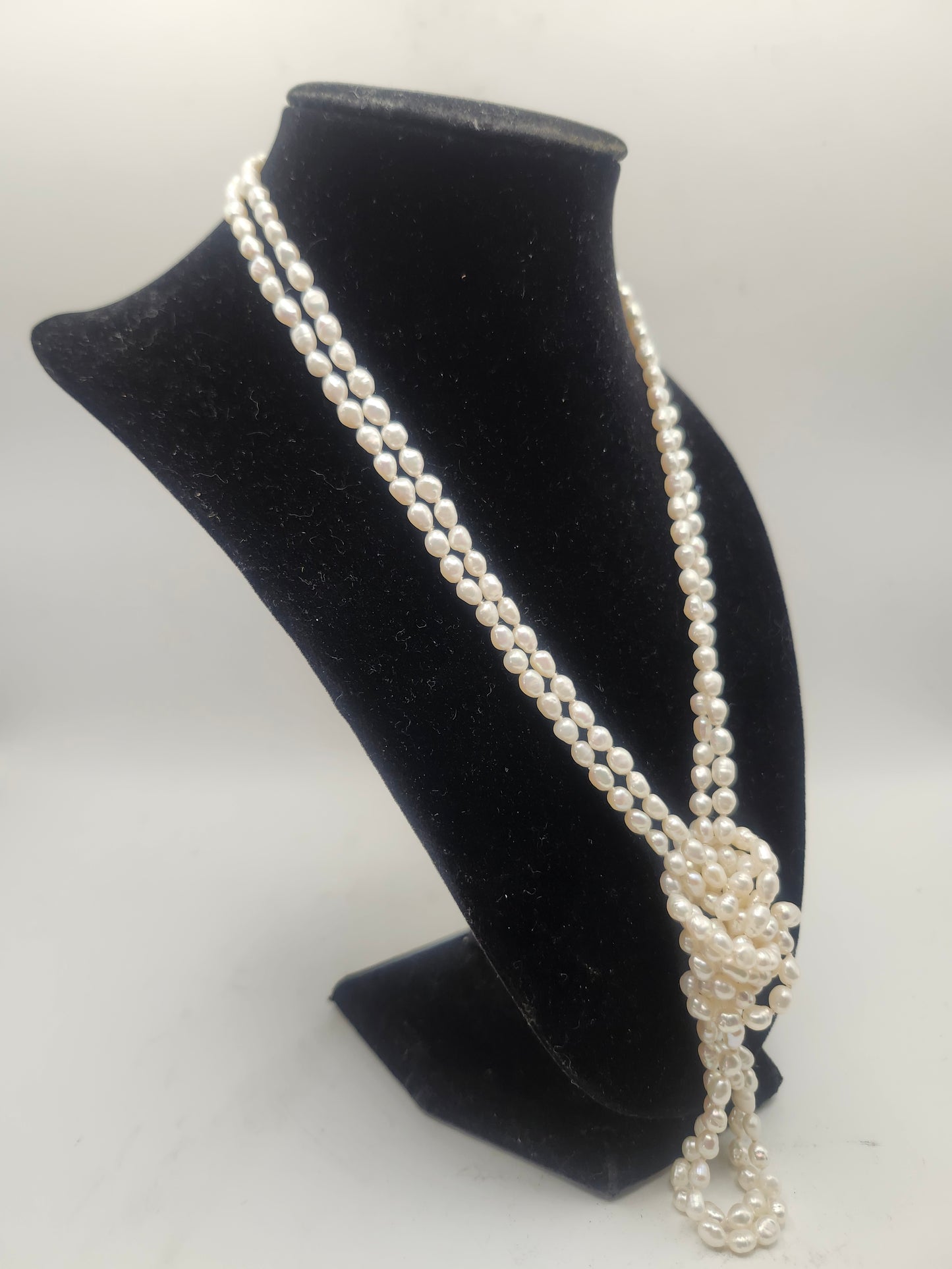 **XXL Freshwater Pearl Long Strand Necklace