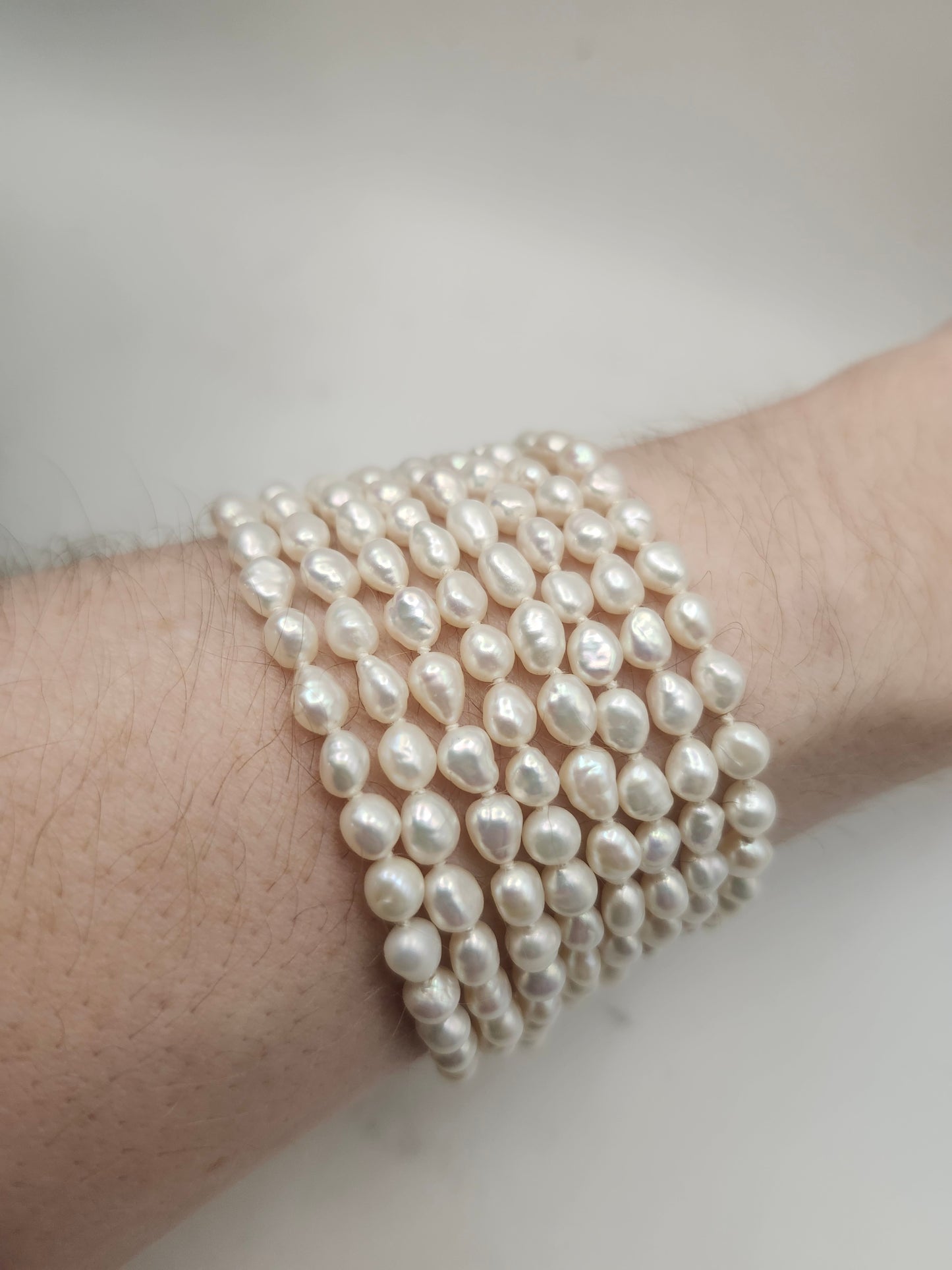 **XXL Freshwater Pearl Long Strand Necklace