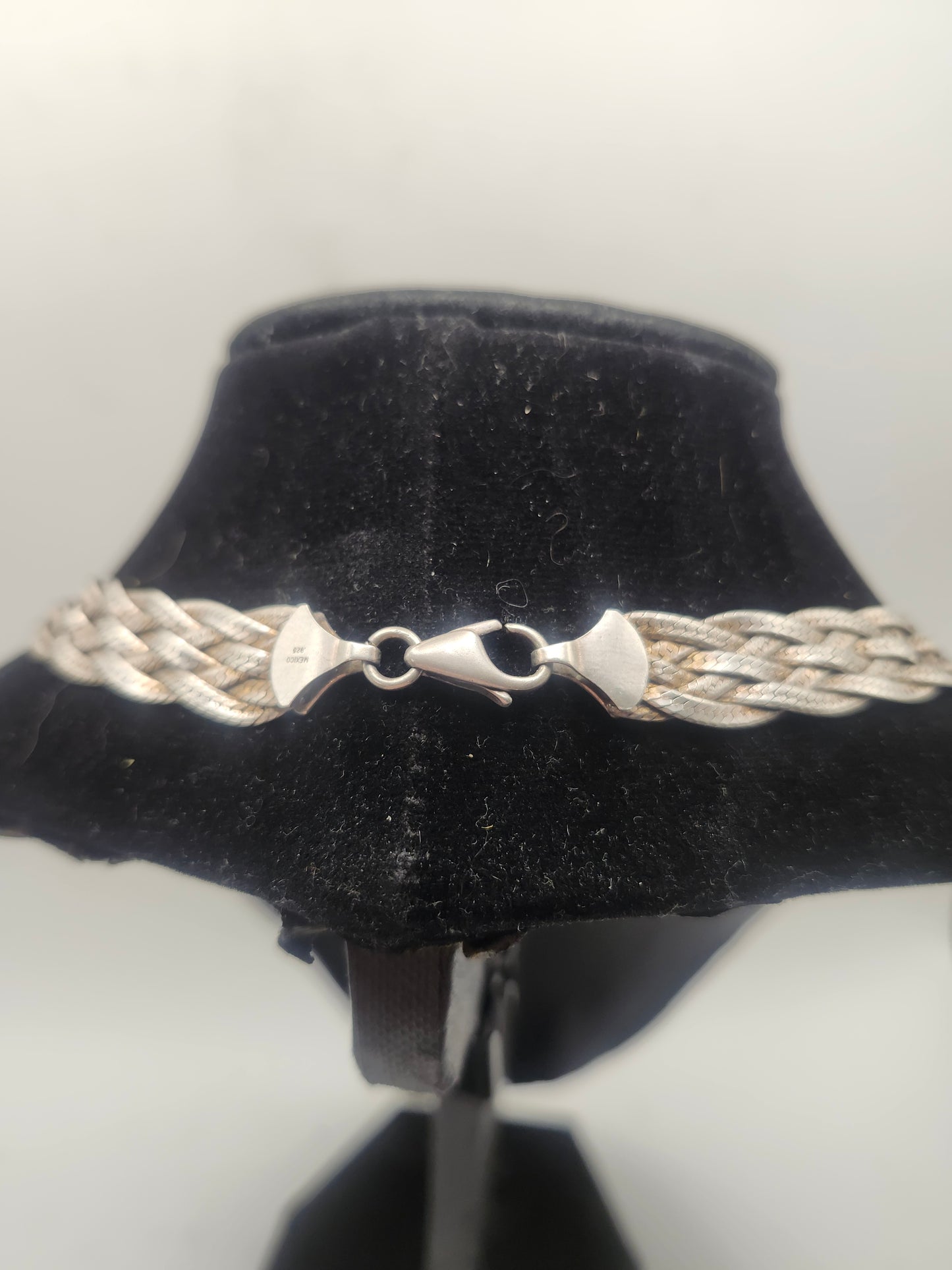 *925* Sterling Taxco, Mexican Braided Statement Necklace By Margarito Ocampo