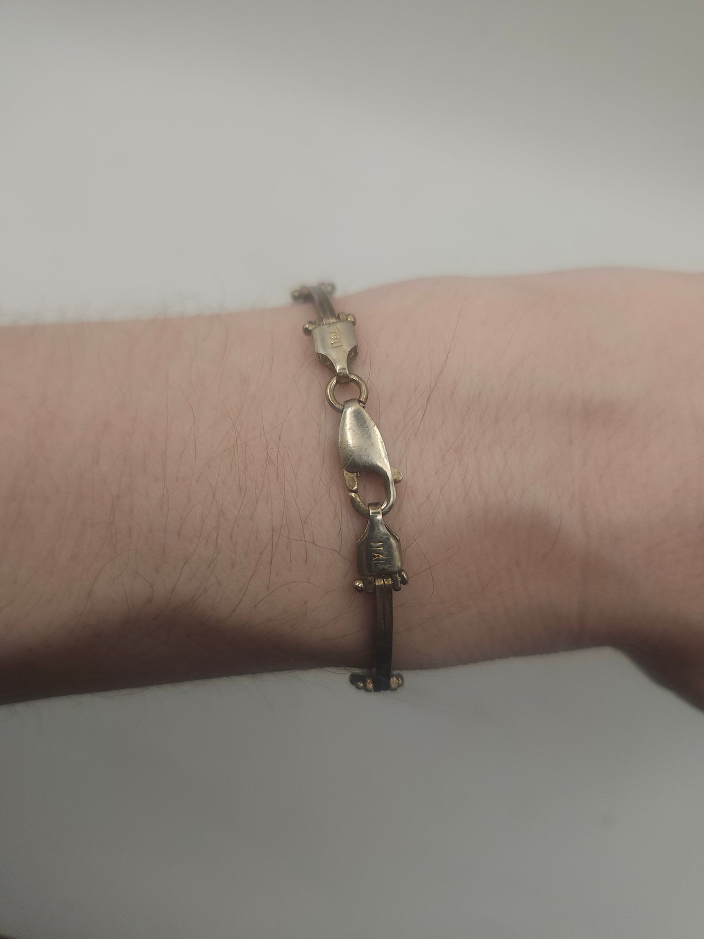 *925* Sterling Articulated Italian Link Bracelet