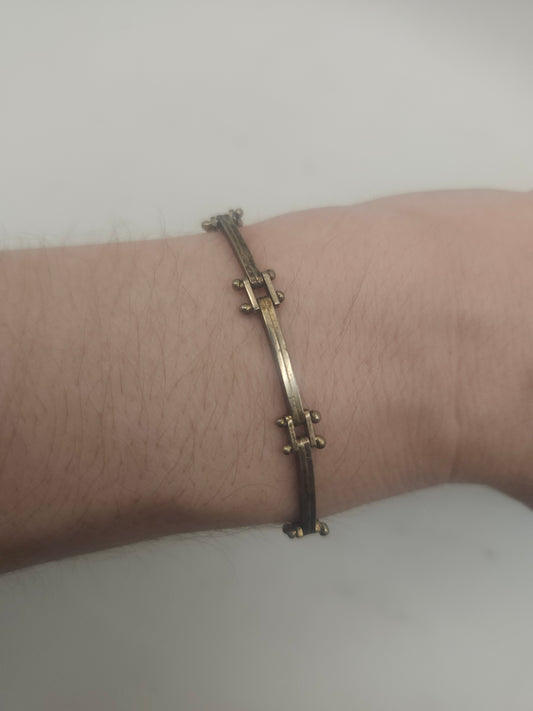 *925* Sterling Articulated Italian Link Bracelet