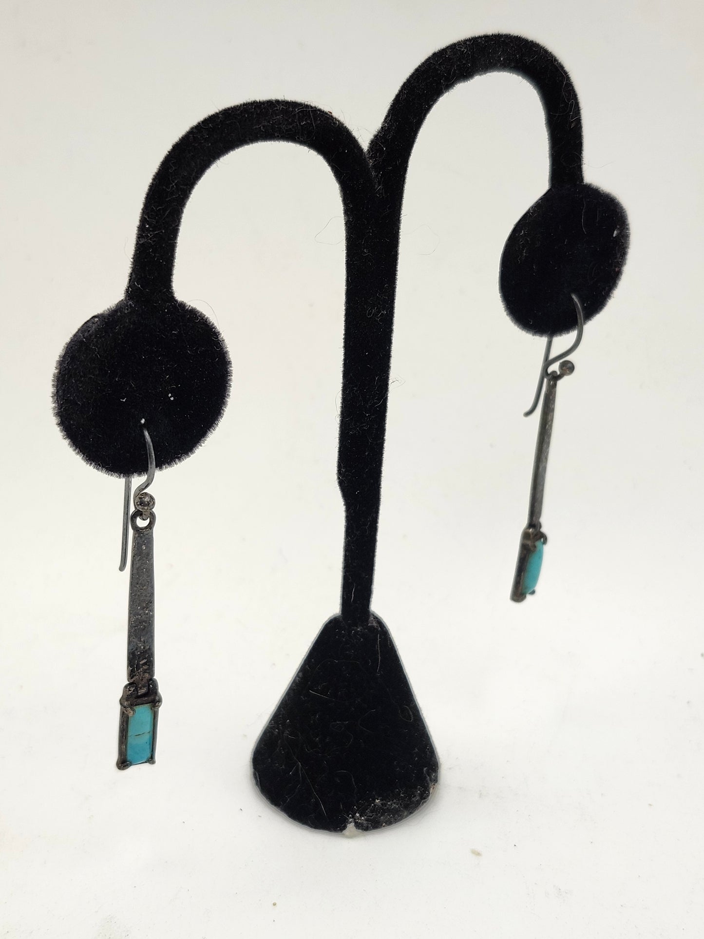 ~925~ Sterling & Turquoise Dangle Earrings