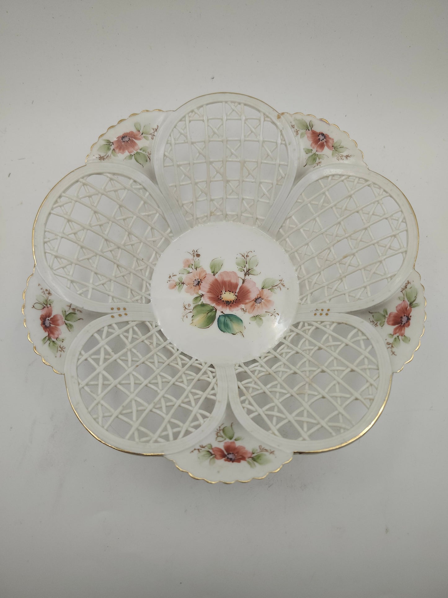 *Lace Ware* Romanian Porcelain Bowl