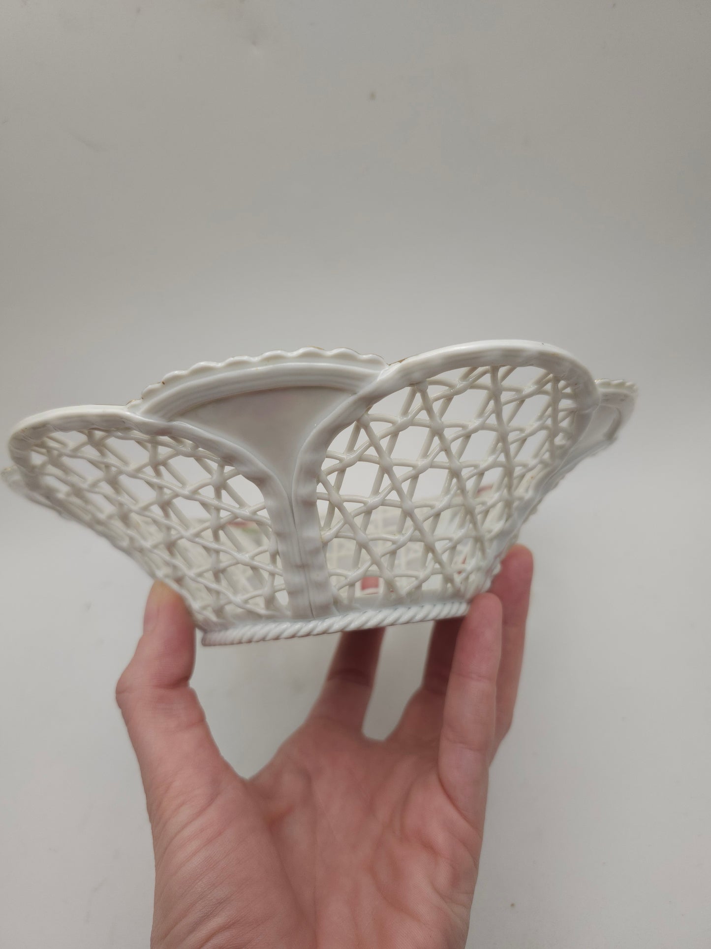 *Lace Ware* Romanian Porcelain Bowl