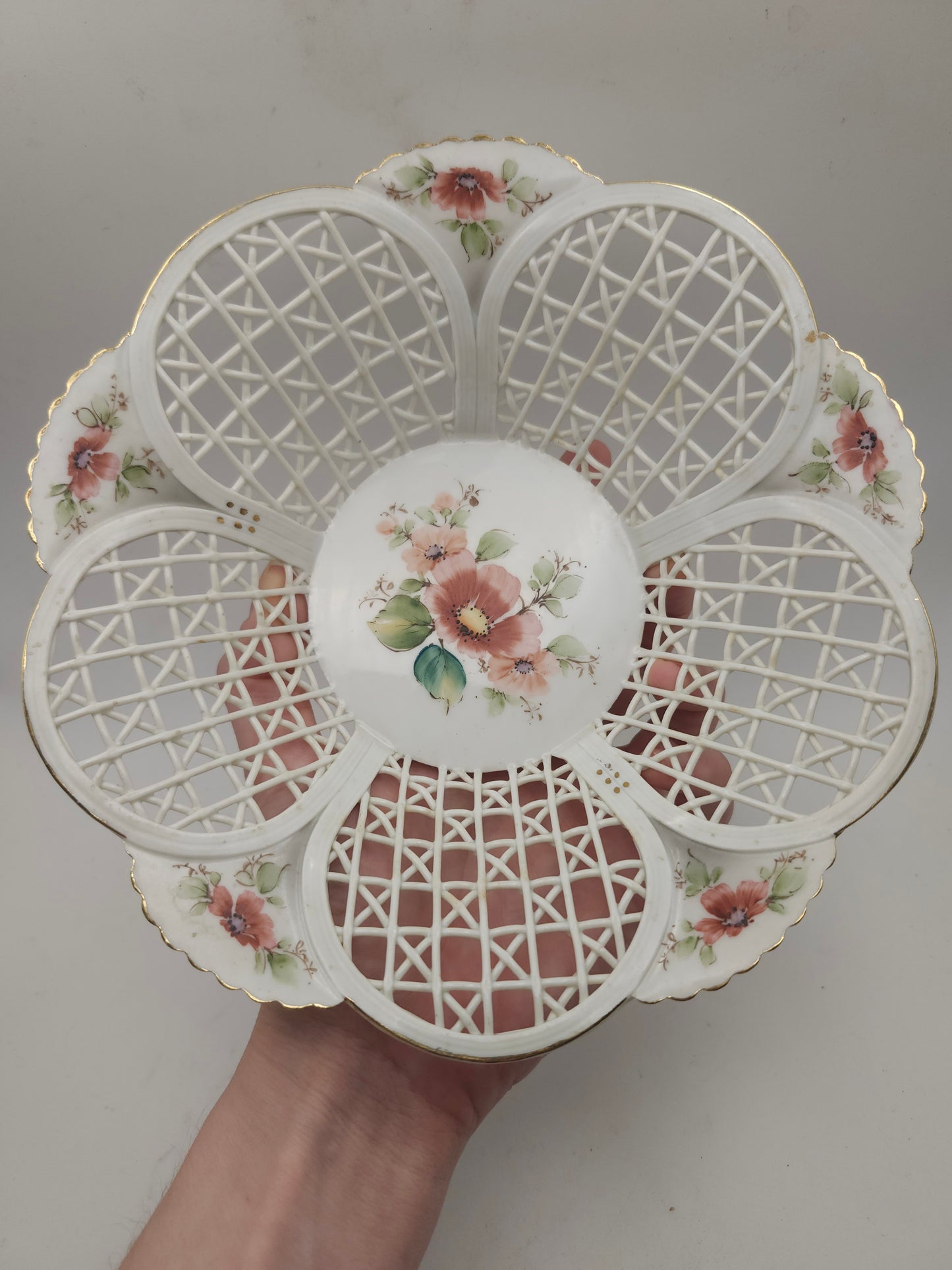 *Lace Ware* Romanian Porcelain Bowl