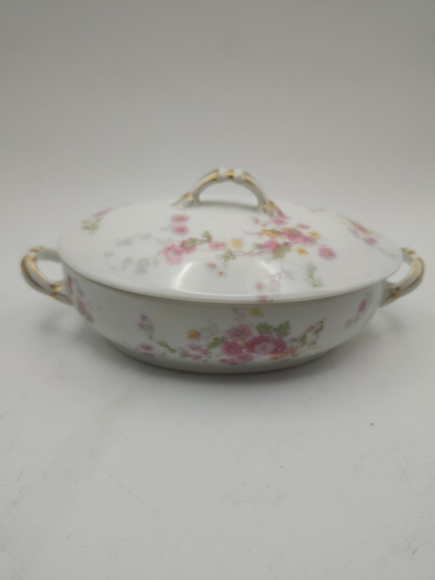 *Limoges* Floral Porcleian Jewelry / Trinket Box