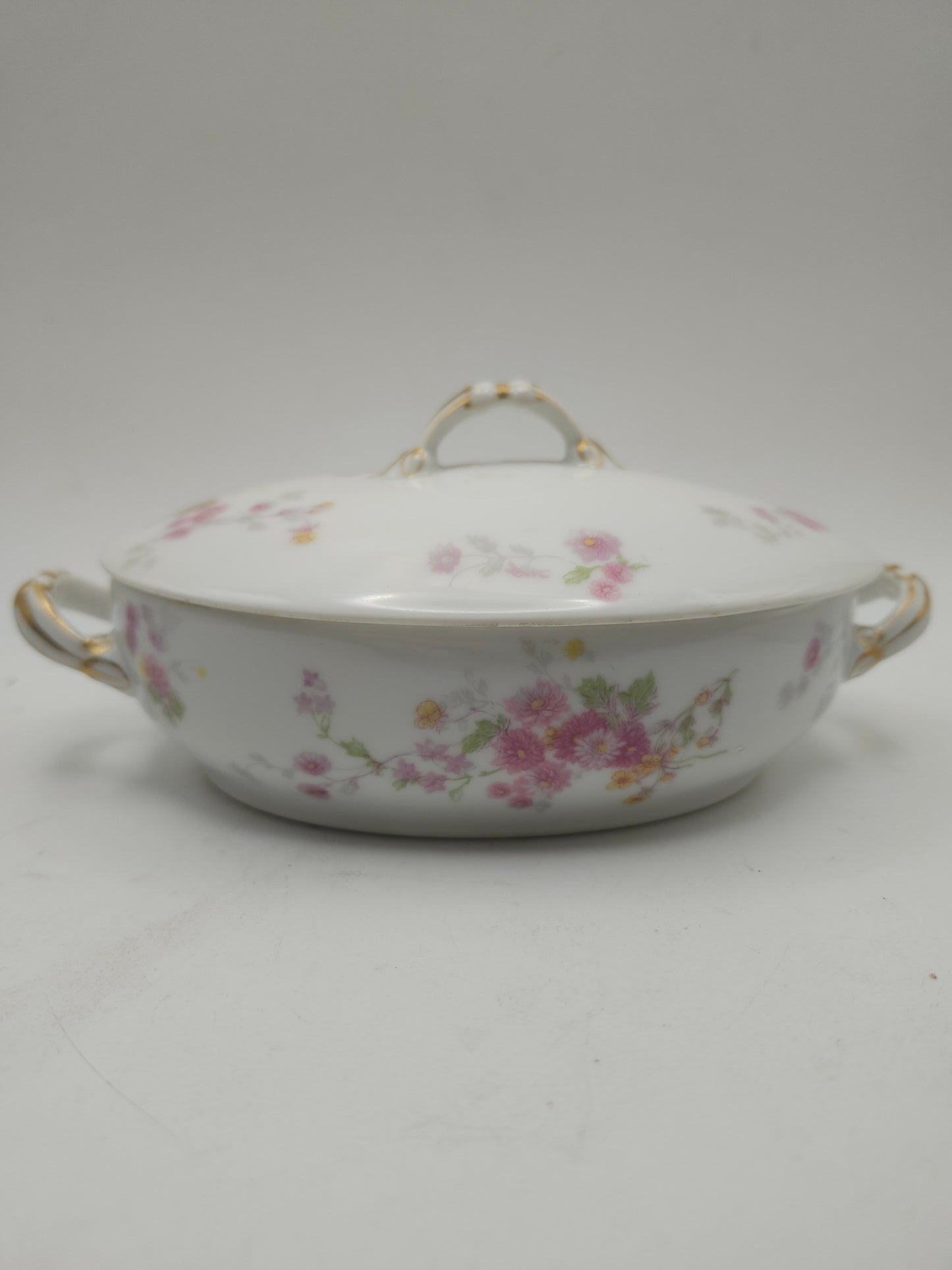 *Limoges* Floral Porcleian Jewelry / Trinket Box