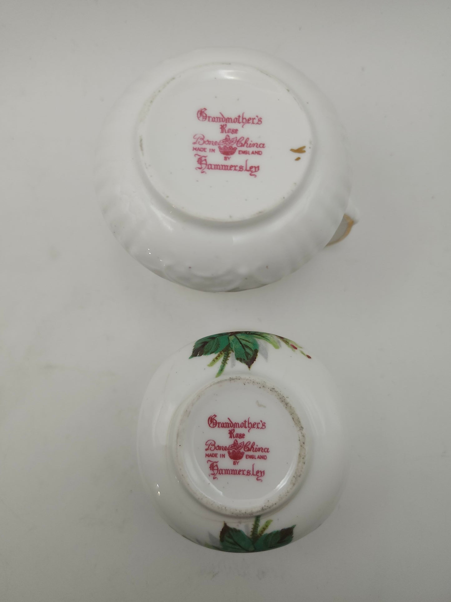 *Bone China* Floral Cream & Sugar Set