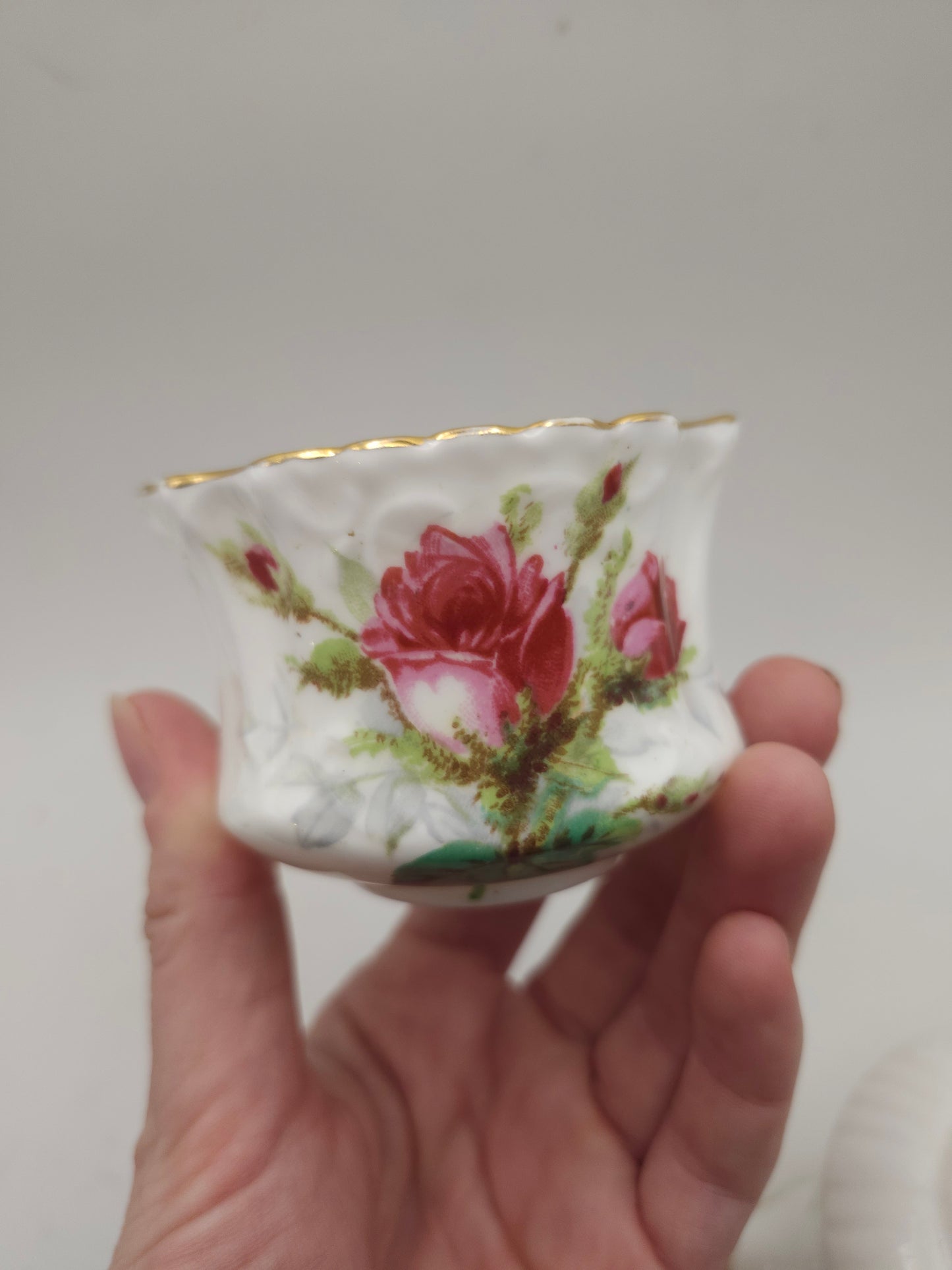 *Bone China* Floral Cream & Sugar Set
