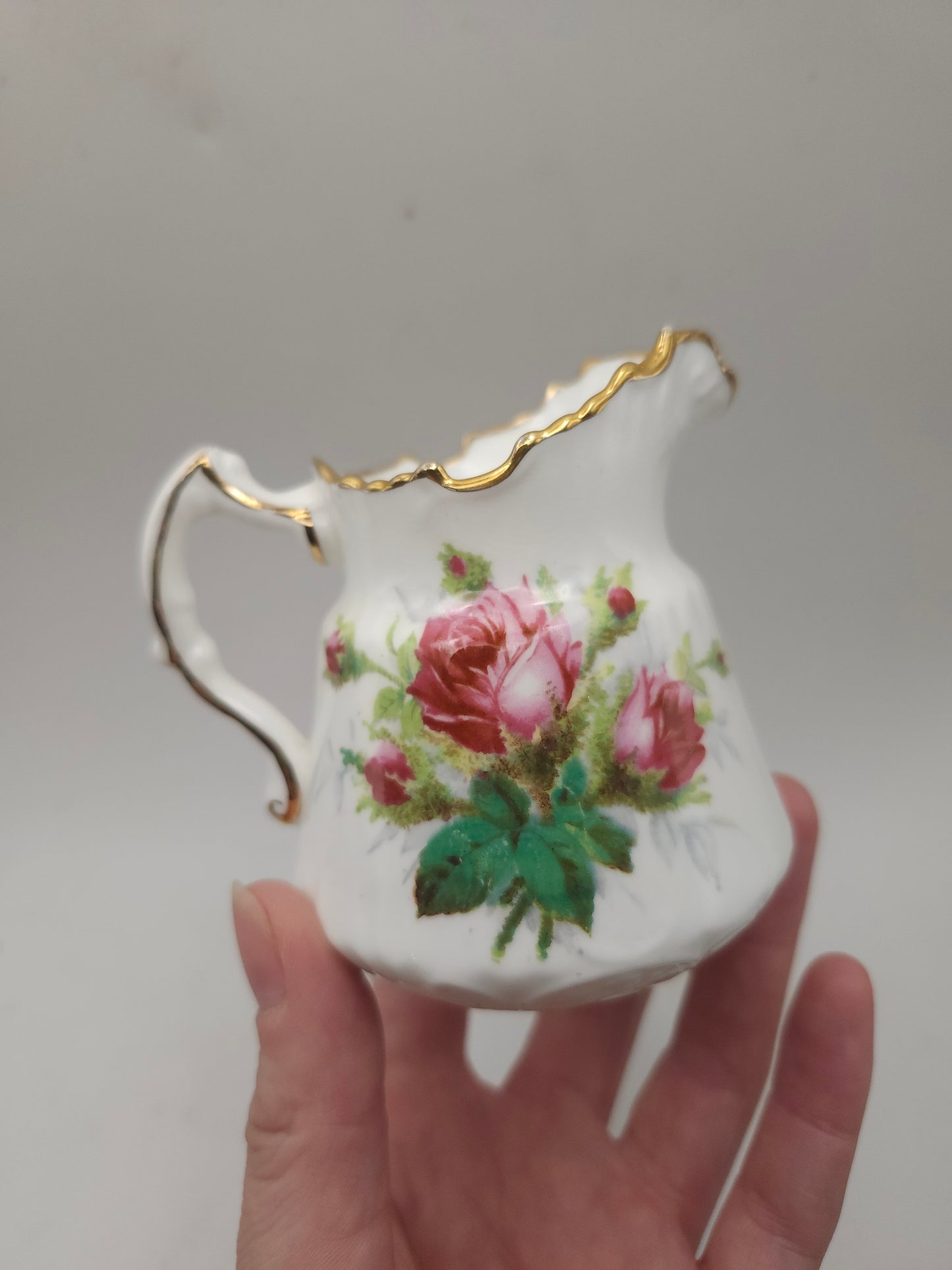 *Bone China* Floral Cream & Sugar Set