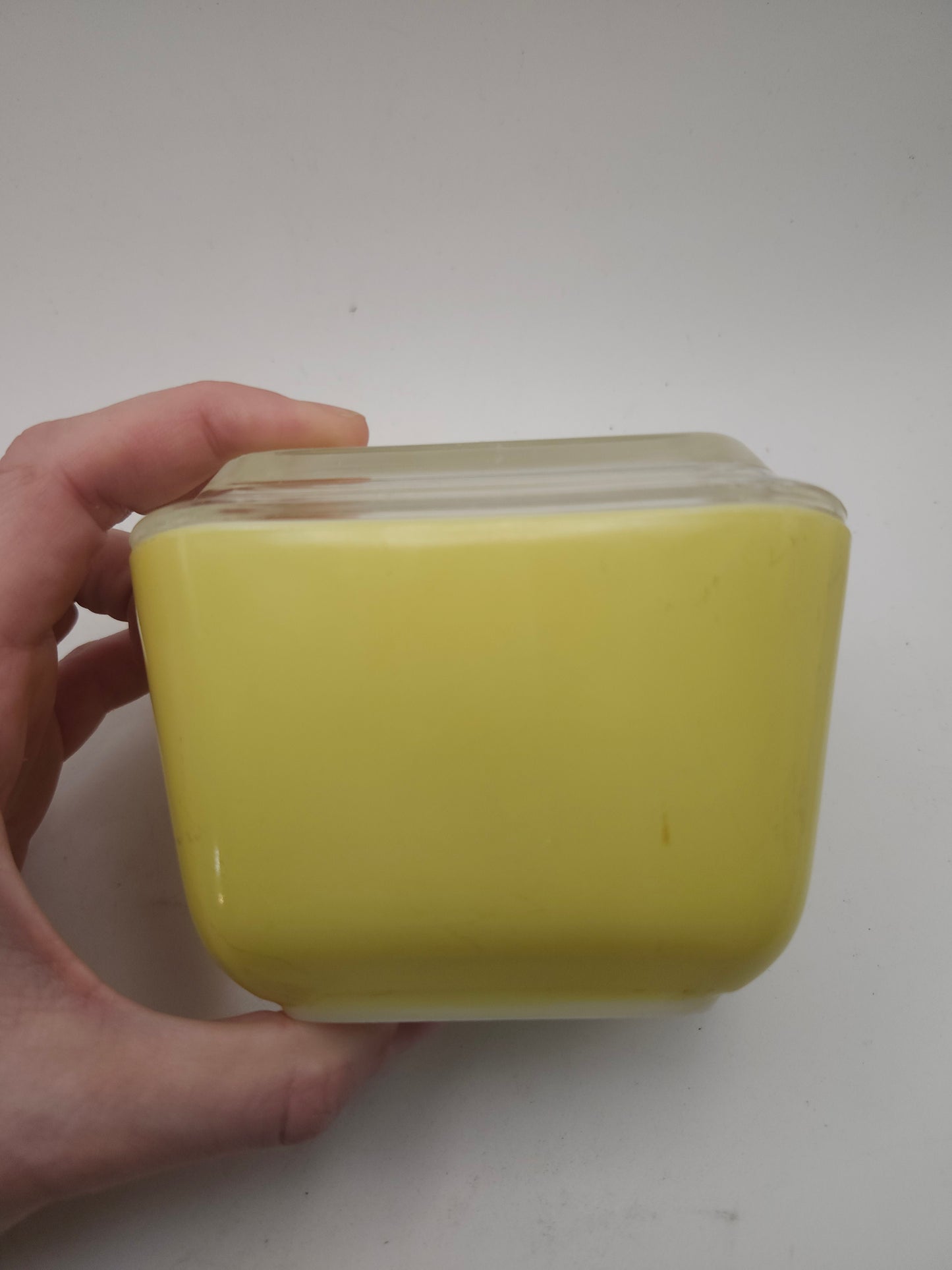 *Pyrex* "Fridgie" Casserole Container in Neon Yellow