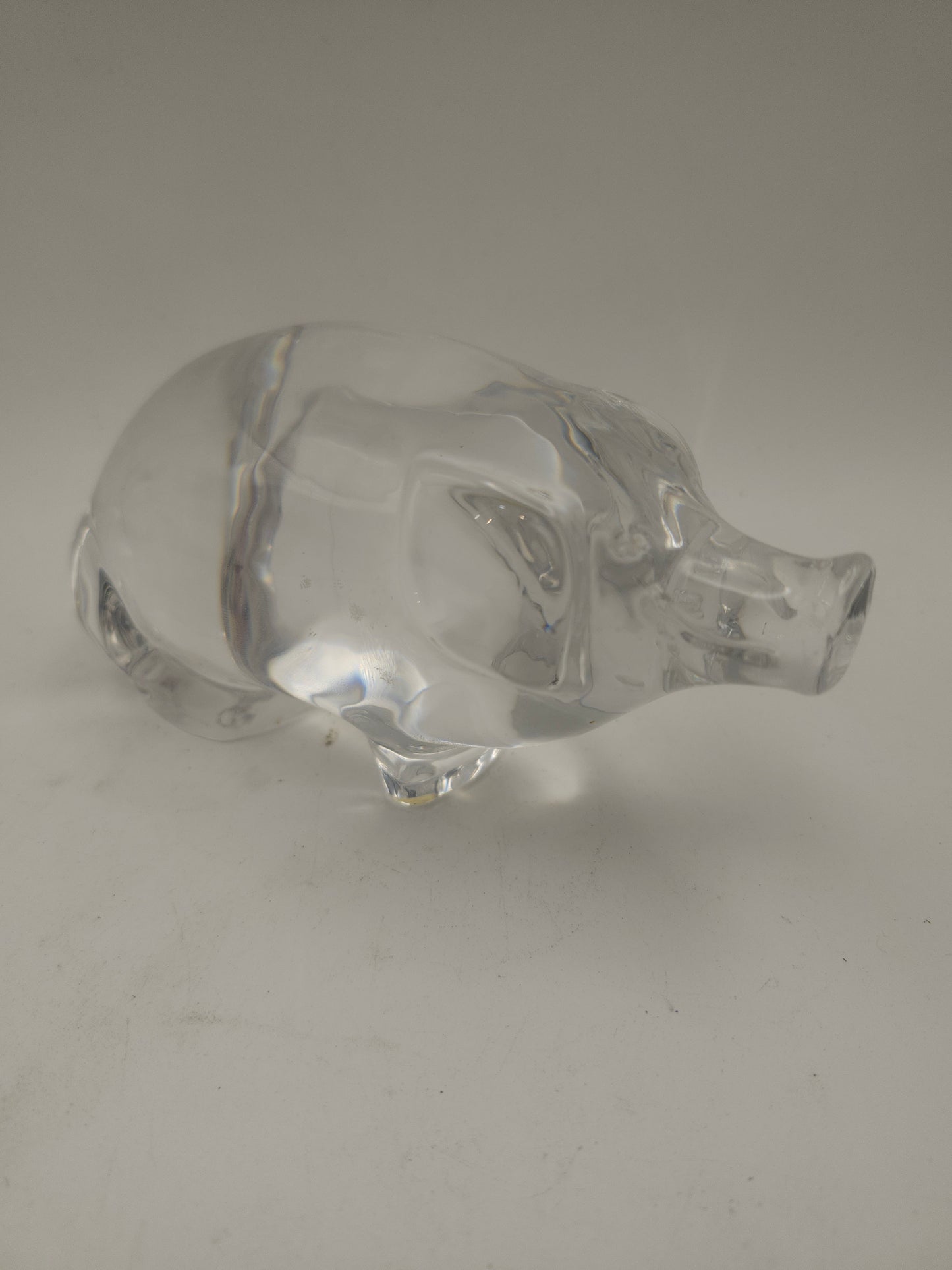 *Orrefors* Crystal Pig Shaped Paperweight