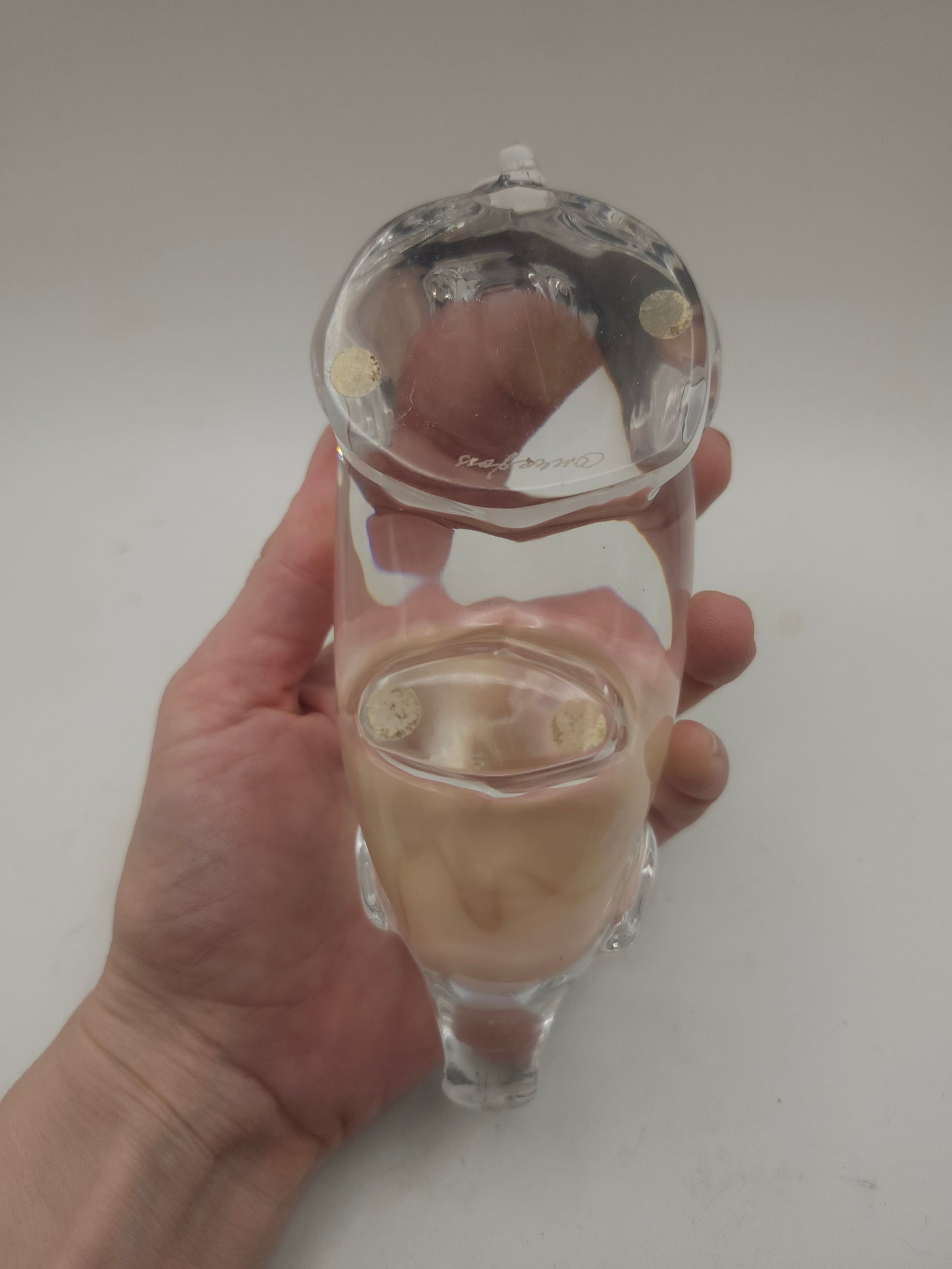 *Orrefors* Crystal Pig Shaped Paperweight
