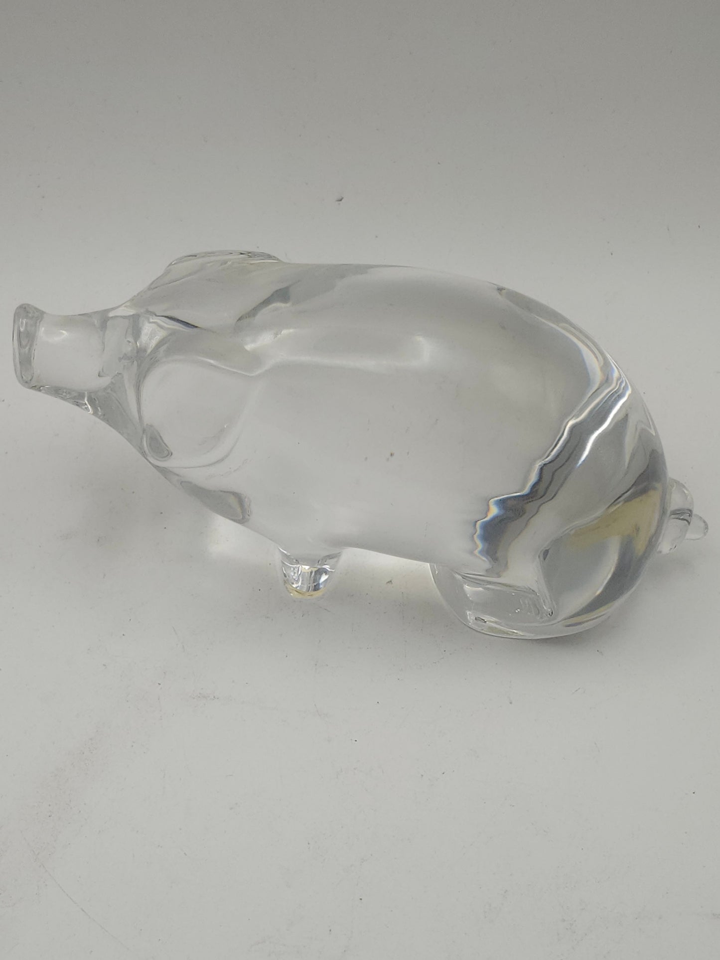 *Orrefors* Crystal Pig Shaped Paperweight