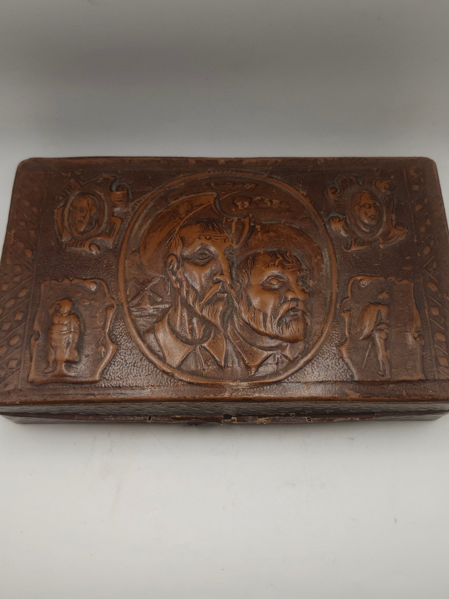 *Antique* Folk Art Cigar Box Early 20th Century