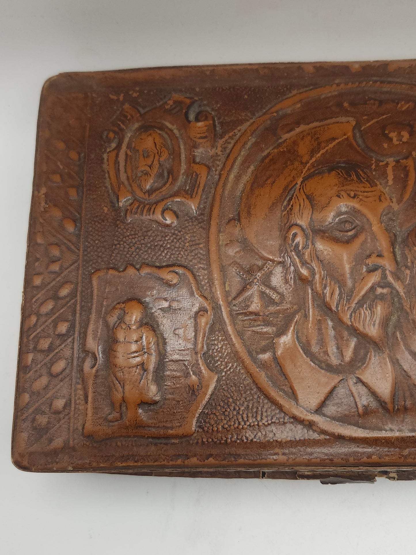 *Antique* Folk Art Cigar Box Early 20th Century
