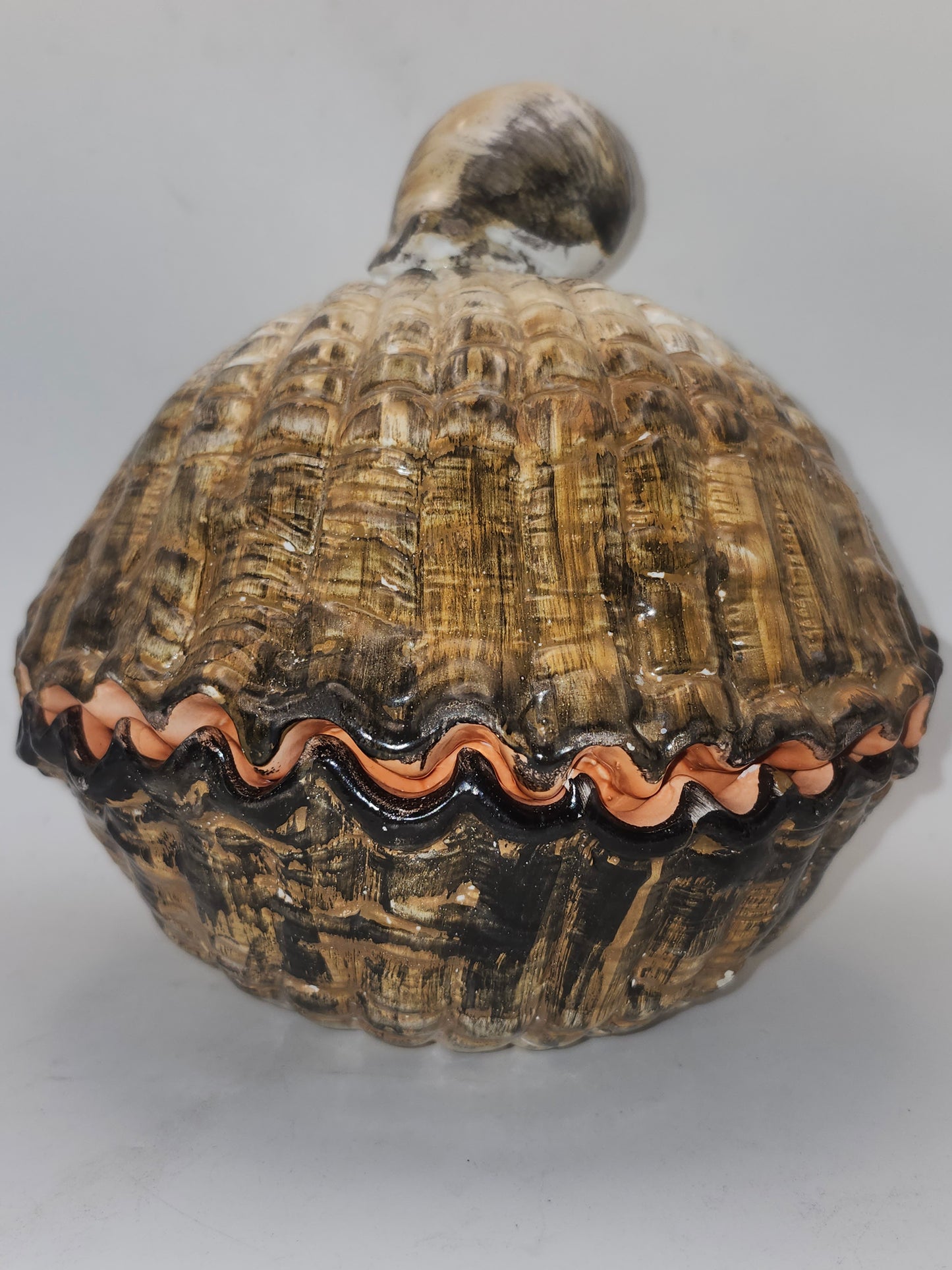 *MCM* Nautical Sea Shell Jewelry / Trinket Dish Made in Italy by Ethan Allen