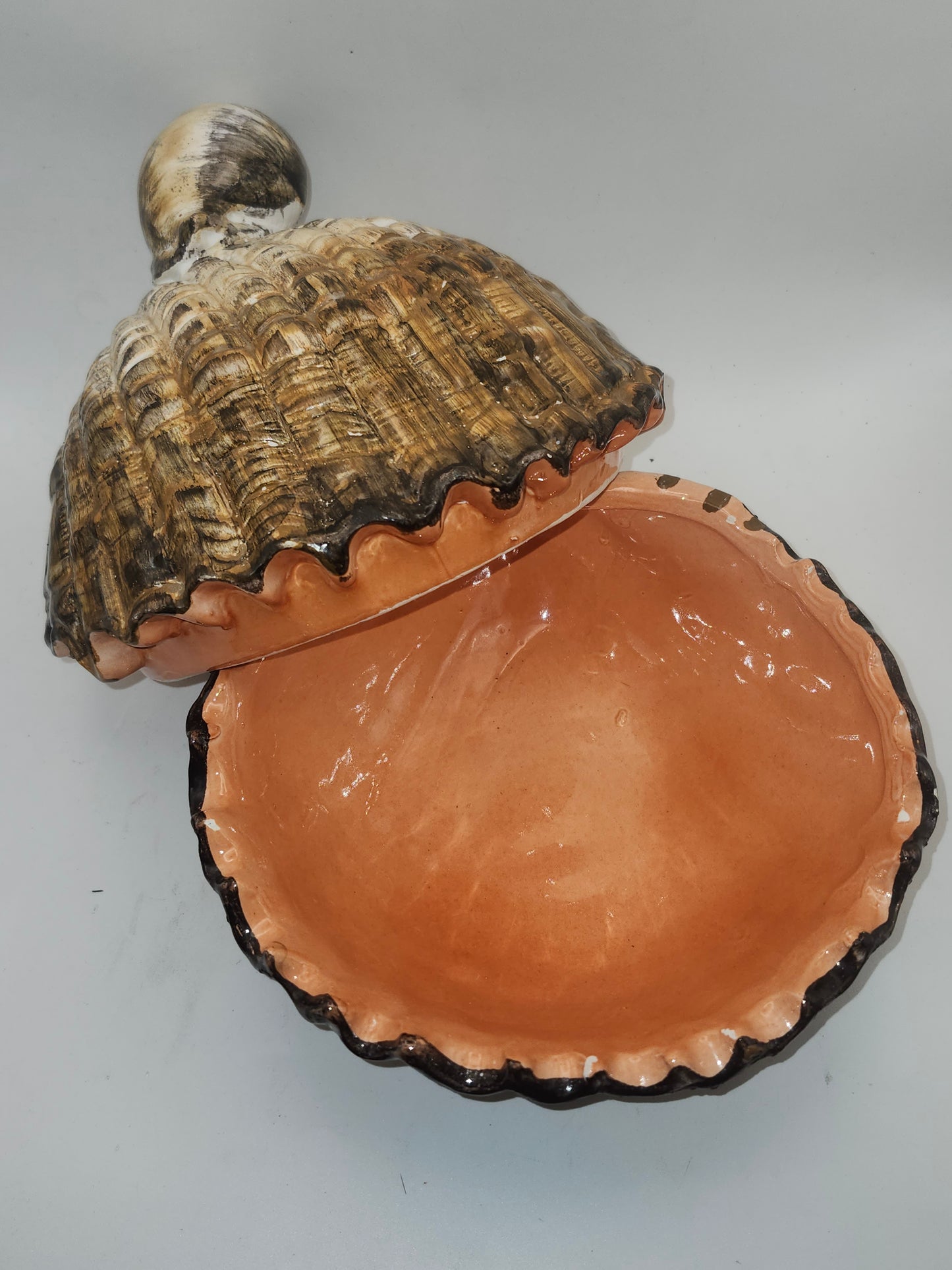 *MCM* Nautical Sea Shell Jewelry / Trinket Dish Made in Italy by Ethan Allen