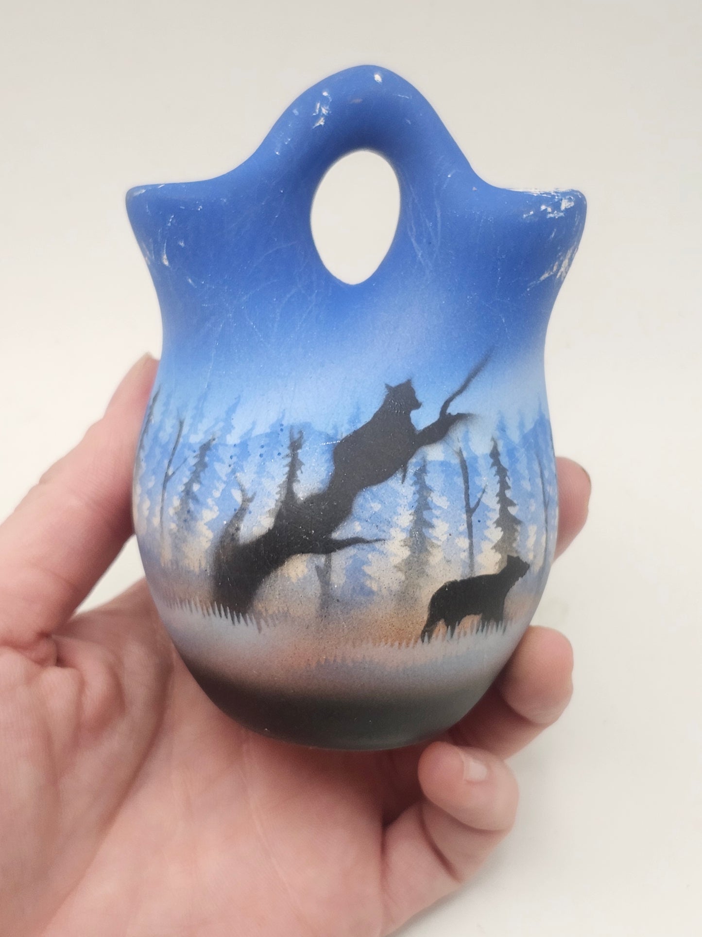 *Cedar Mesa Pottery* Hand-Painted by Navajo Artist Beverly Dineh