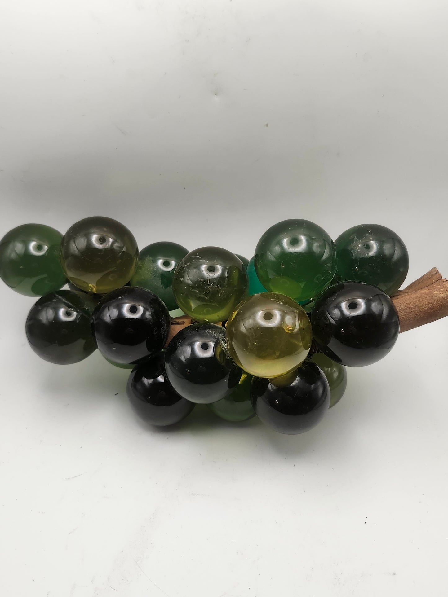 *MCM* Lucite XXL Green Table Grapes Centerpiece