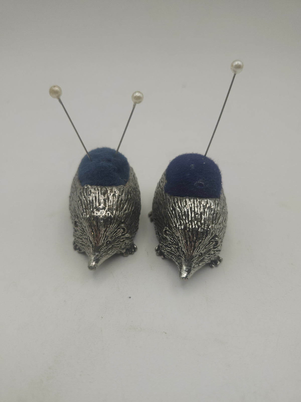 ~Hedgehog~ Pewter Pin Cushion Set
