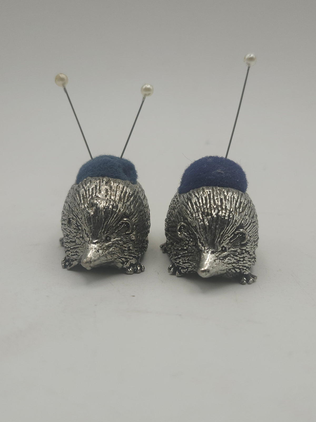 ~Hedgehog~ Pewter Pin Cushion Set