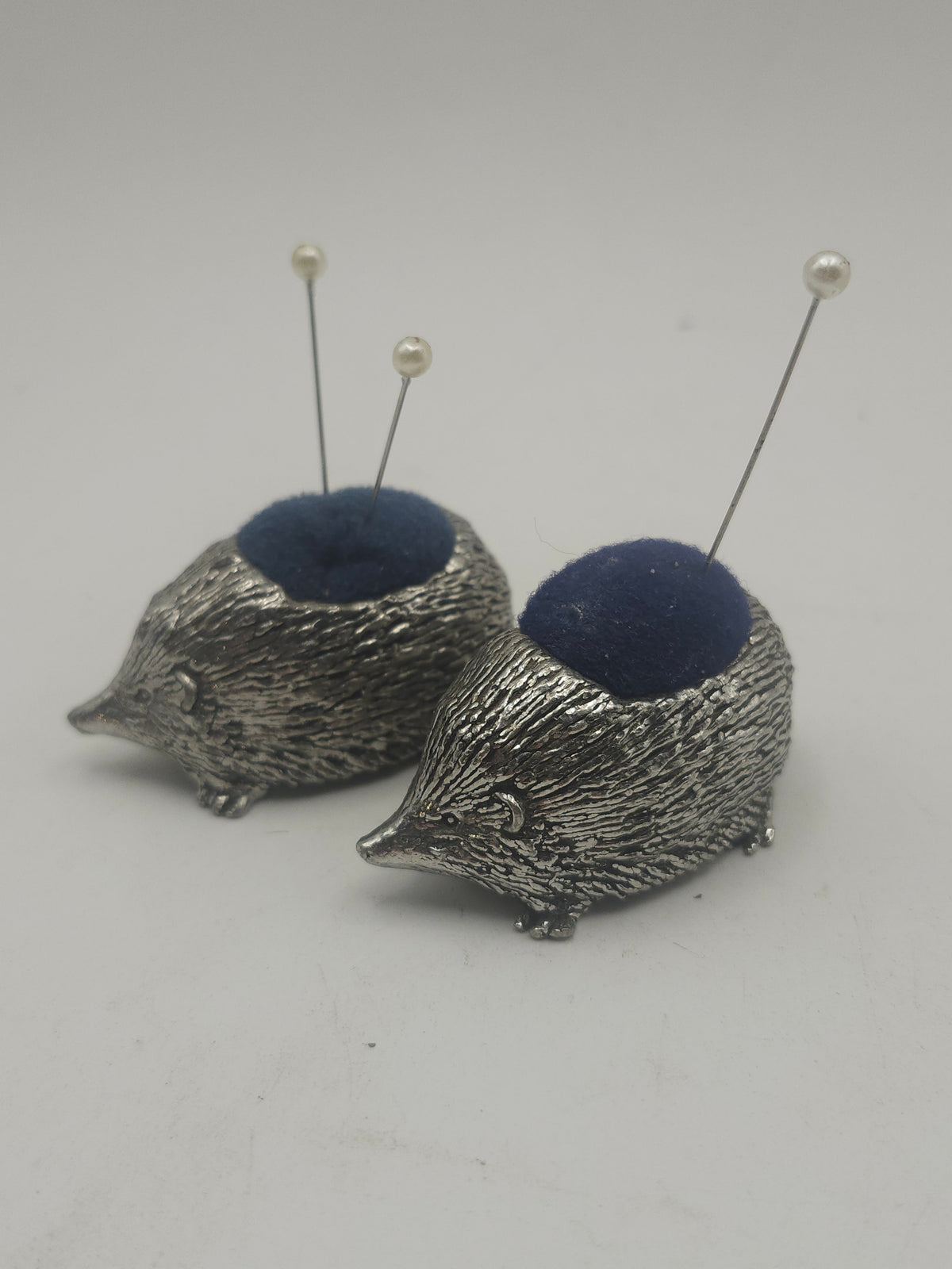 ~Hedgehog~ Pewter Pin Cushion Set