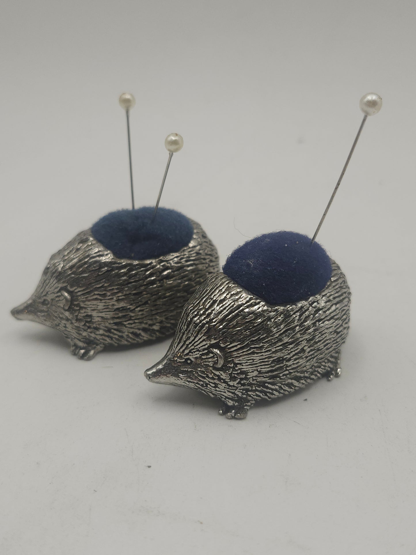 ~Hedgehog~ Pewter Pin Cushion Set