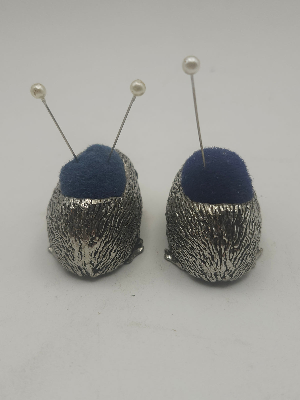 ~Hedgehog~ Pewter Pin Cushion Set
